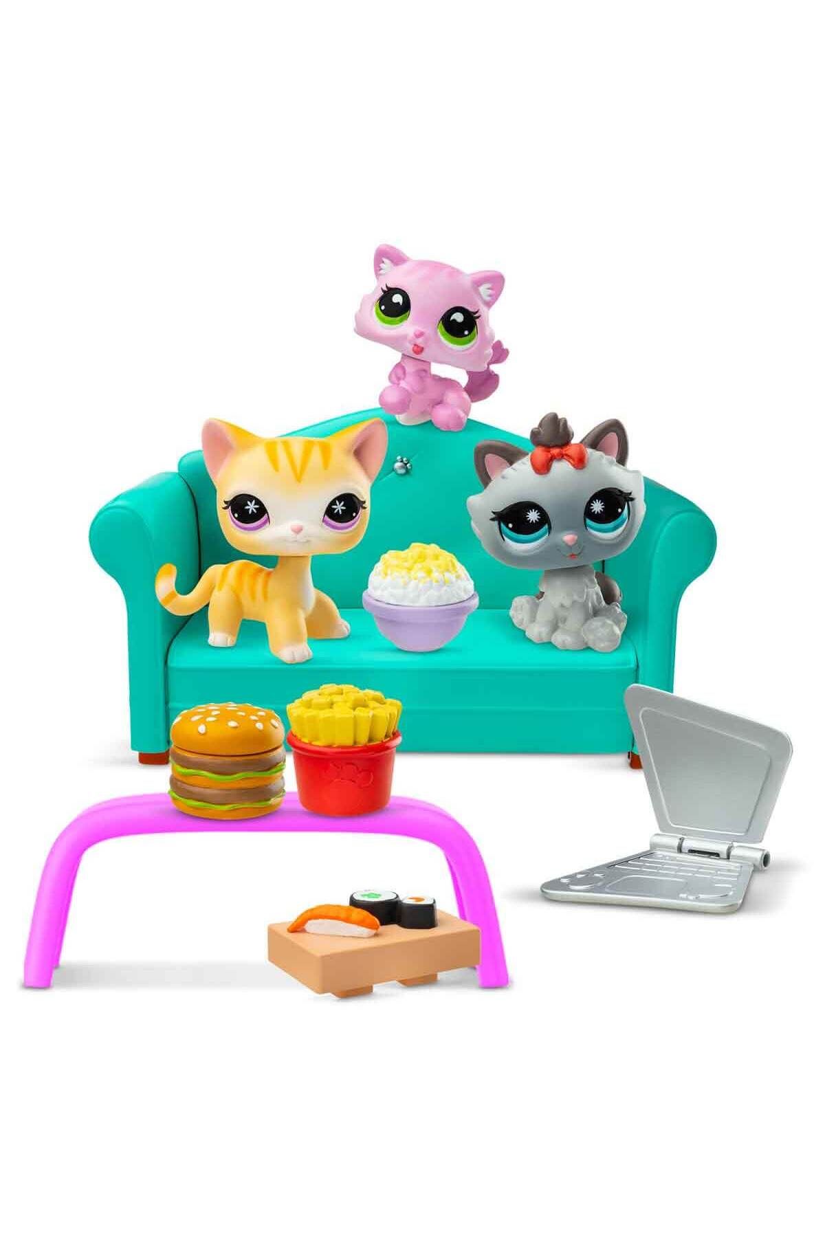 Minişler Pet Shop Littlest Pet Shop Minişler Lokanta Oyun Seti 00636