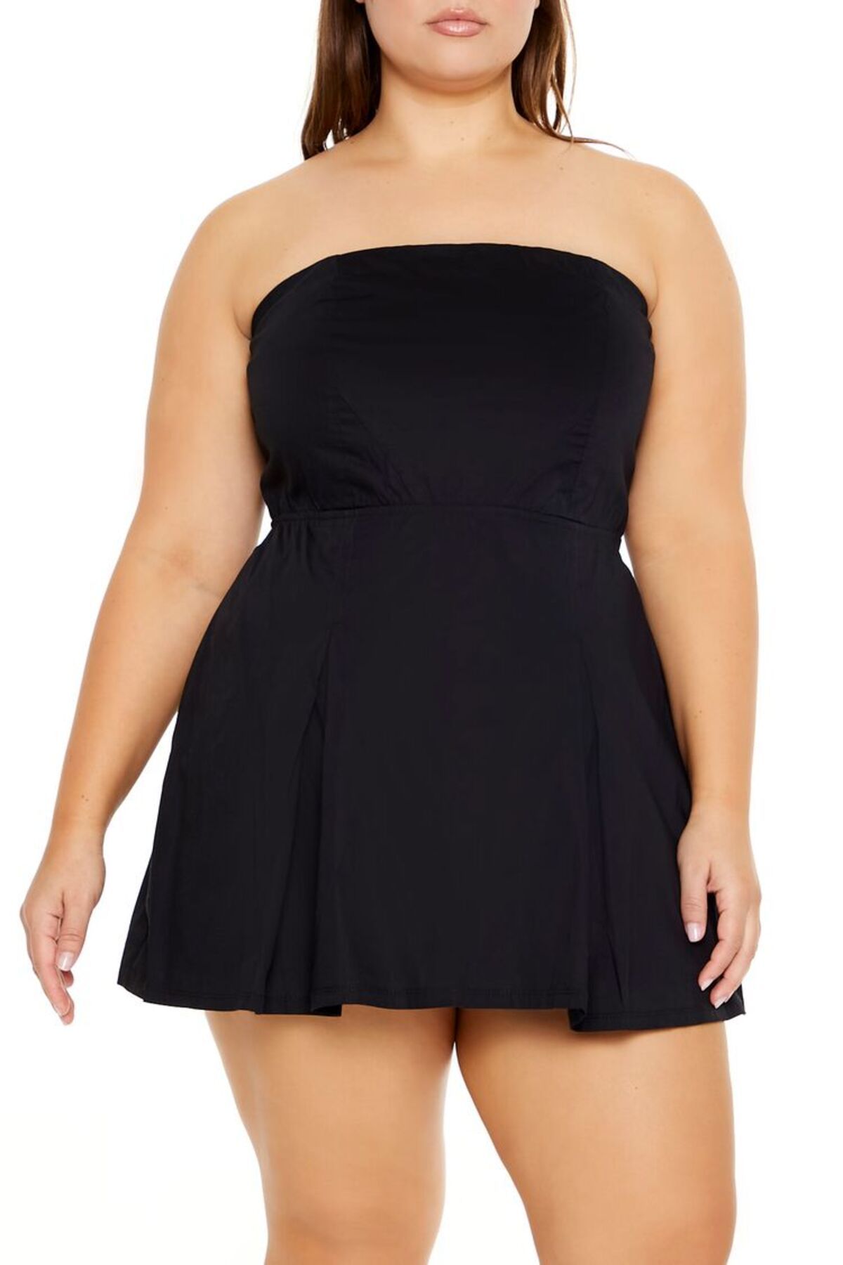 Forever 21 Plus Size Straplez Yaka Tulum