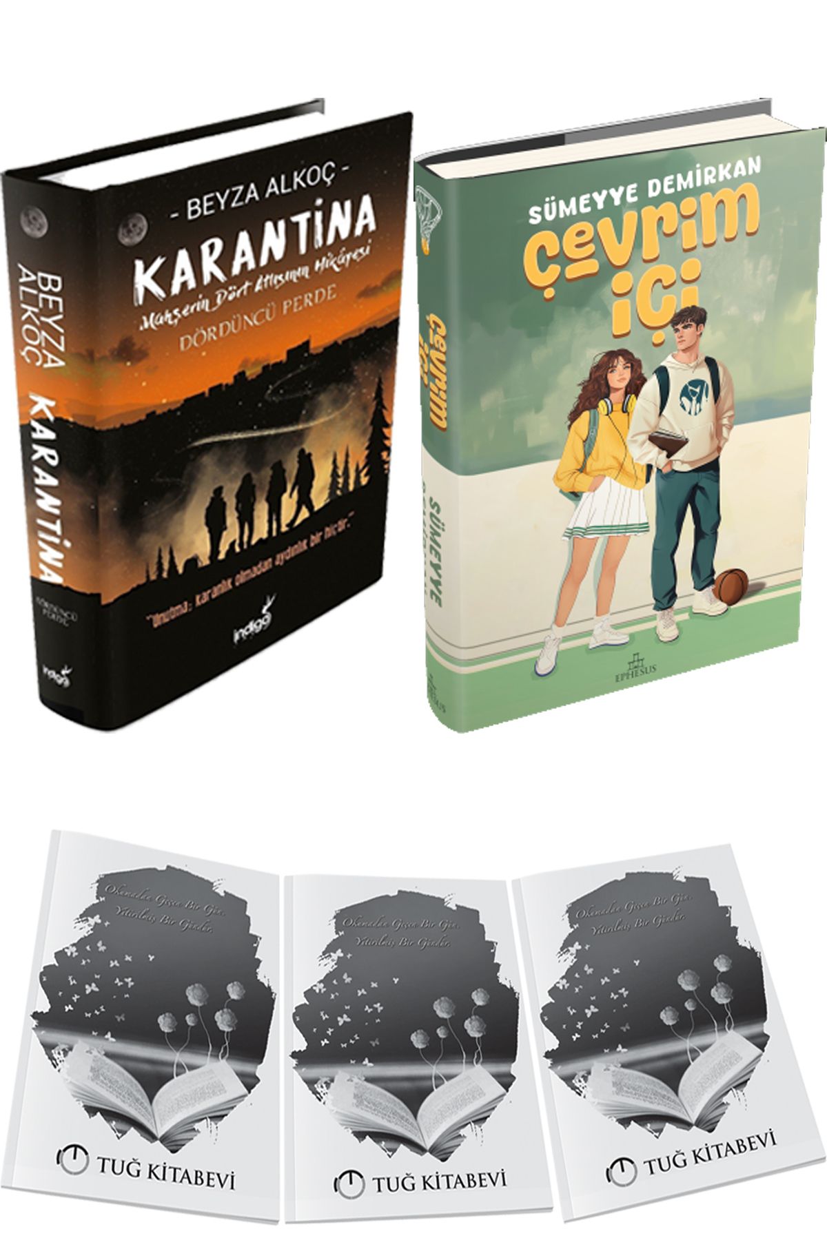 İndigo Kitap Karantina 4 Ciltli ve Çevrim İçi Ciltli + Hediyeli