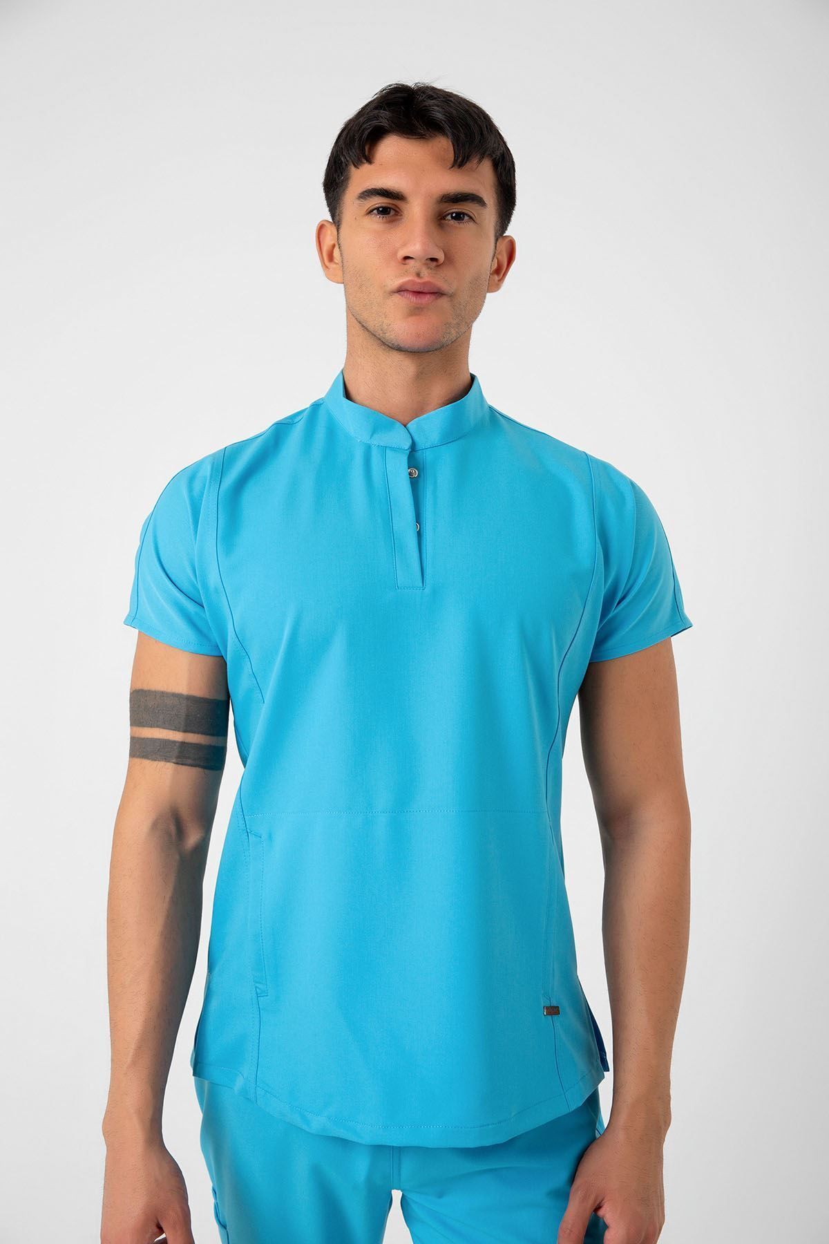 Onur Forma Scrubs New Line Erkek Takım - Turkuaz Mavi