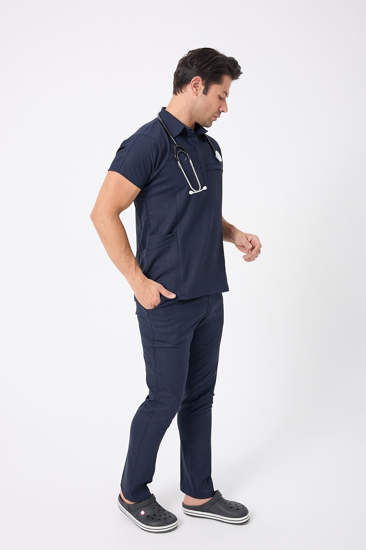 Onur Forma Scrubs Planet Erkek Takım - Lacivert