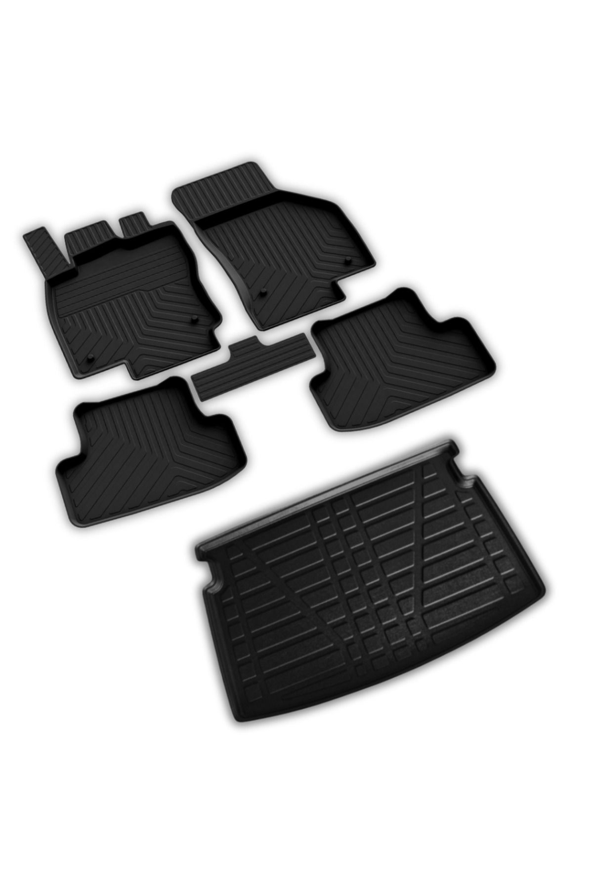 ferrous autoaccessories Volkswagen Golf 8 Otomatik Ferrous 4D Paspas ve Üst 3D Bagaj Havuzu 2021 ve Üstü