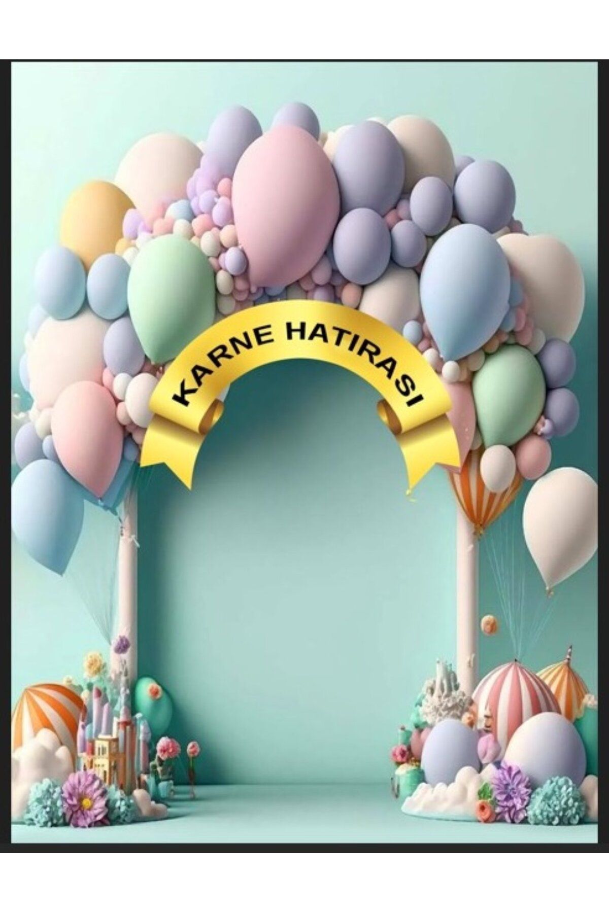 Nişantaşı Grup 150x200 İyi Tatiller okul kumaş pano etkinlik