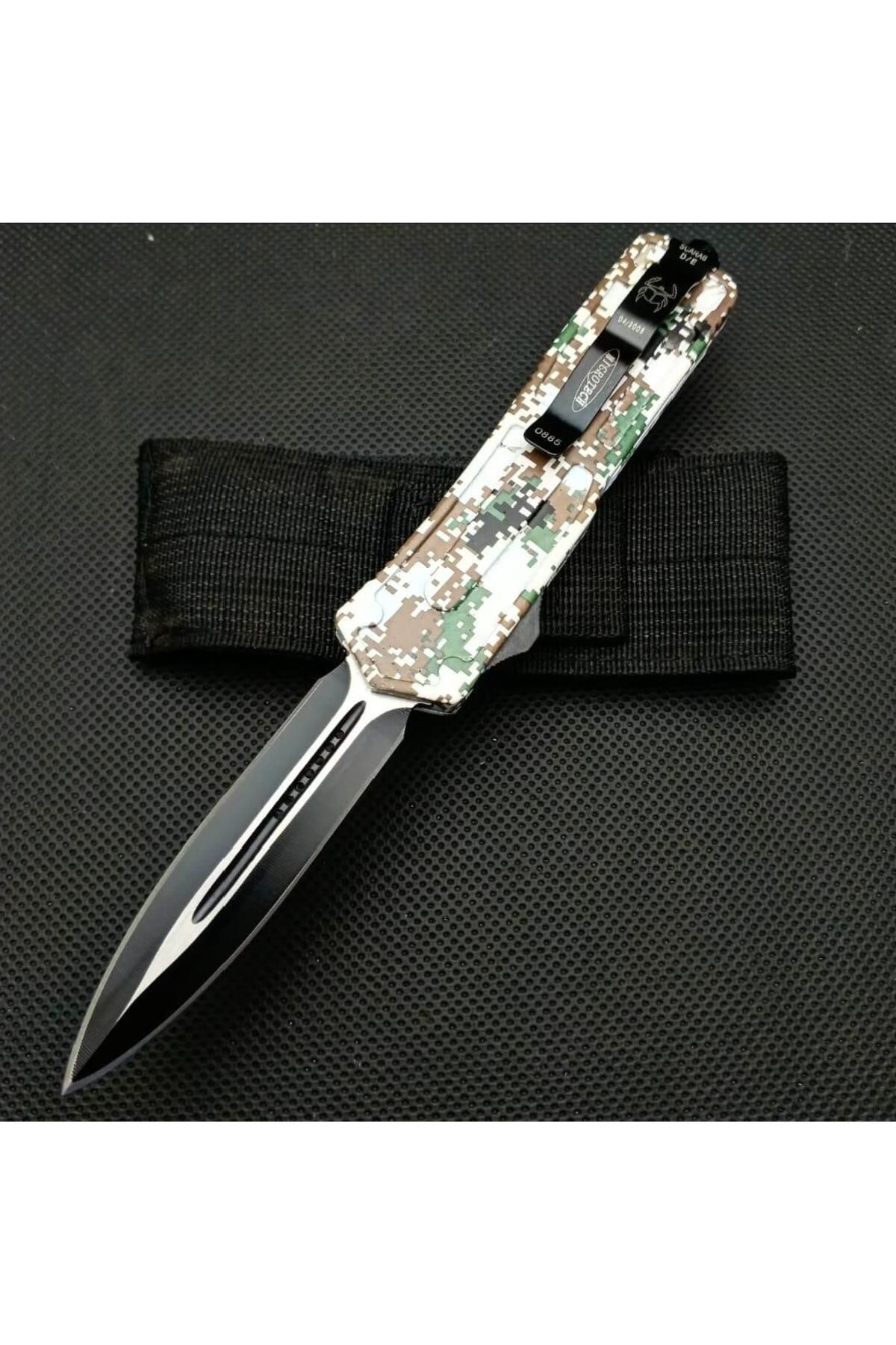 alsepeteavm Microtech Kamuflaj İçten Çıkmalı Çakı