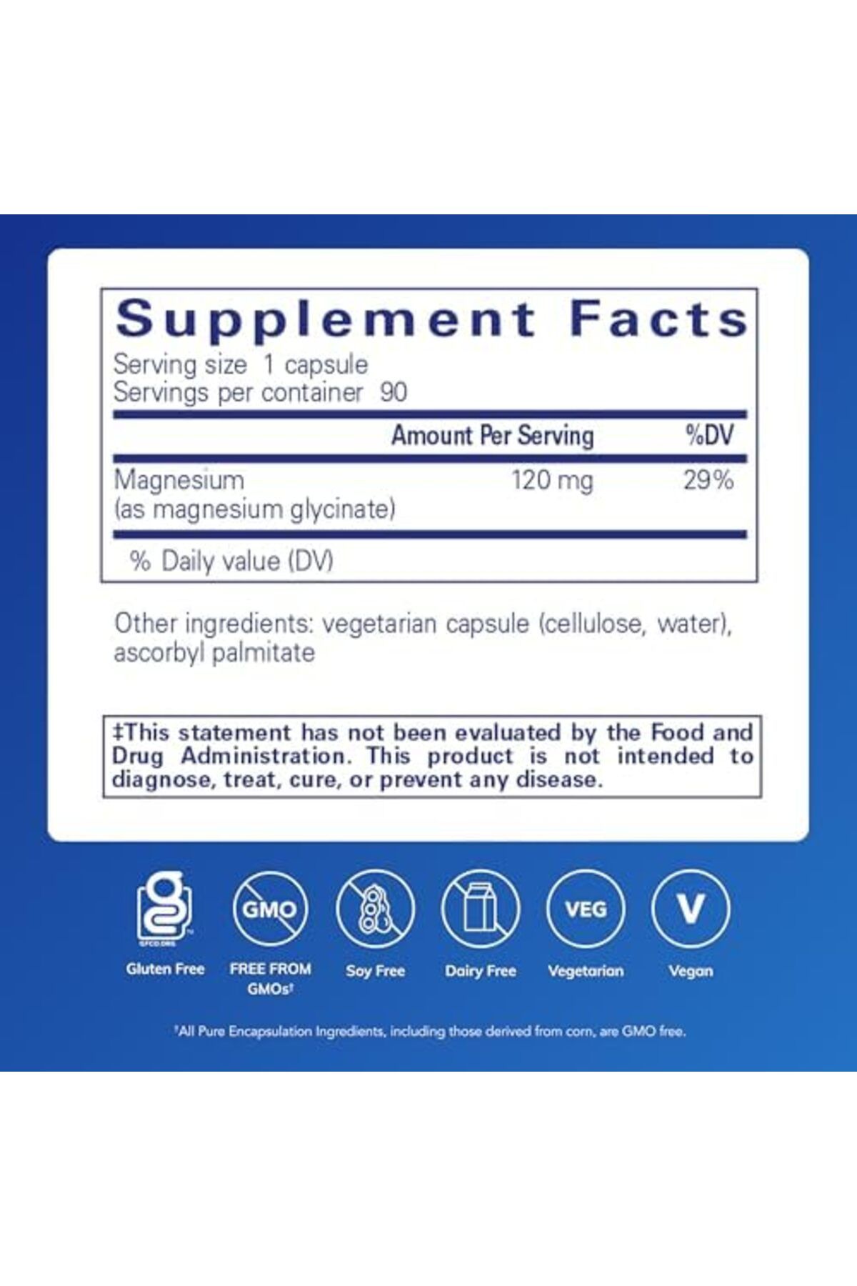 Pure Encapsulations-Magnesium (Glycinate) - Supports Enzymatic and Physiological Functions - 90 Caps 4