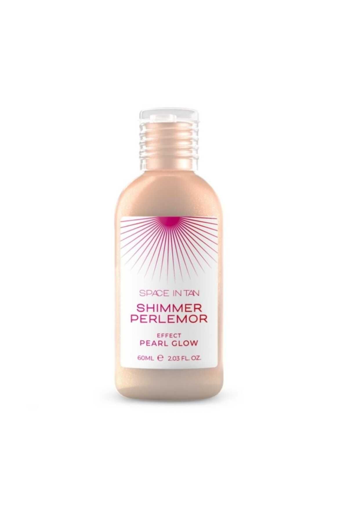 Generic SPACE IN TAN Pearl Shimmer Body Lotion - Aloe Vera & Squalane İnci Parıltılı Vücut Losyonu 60ml*