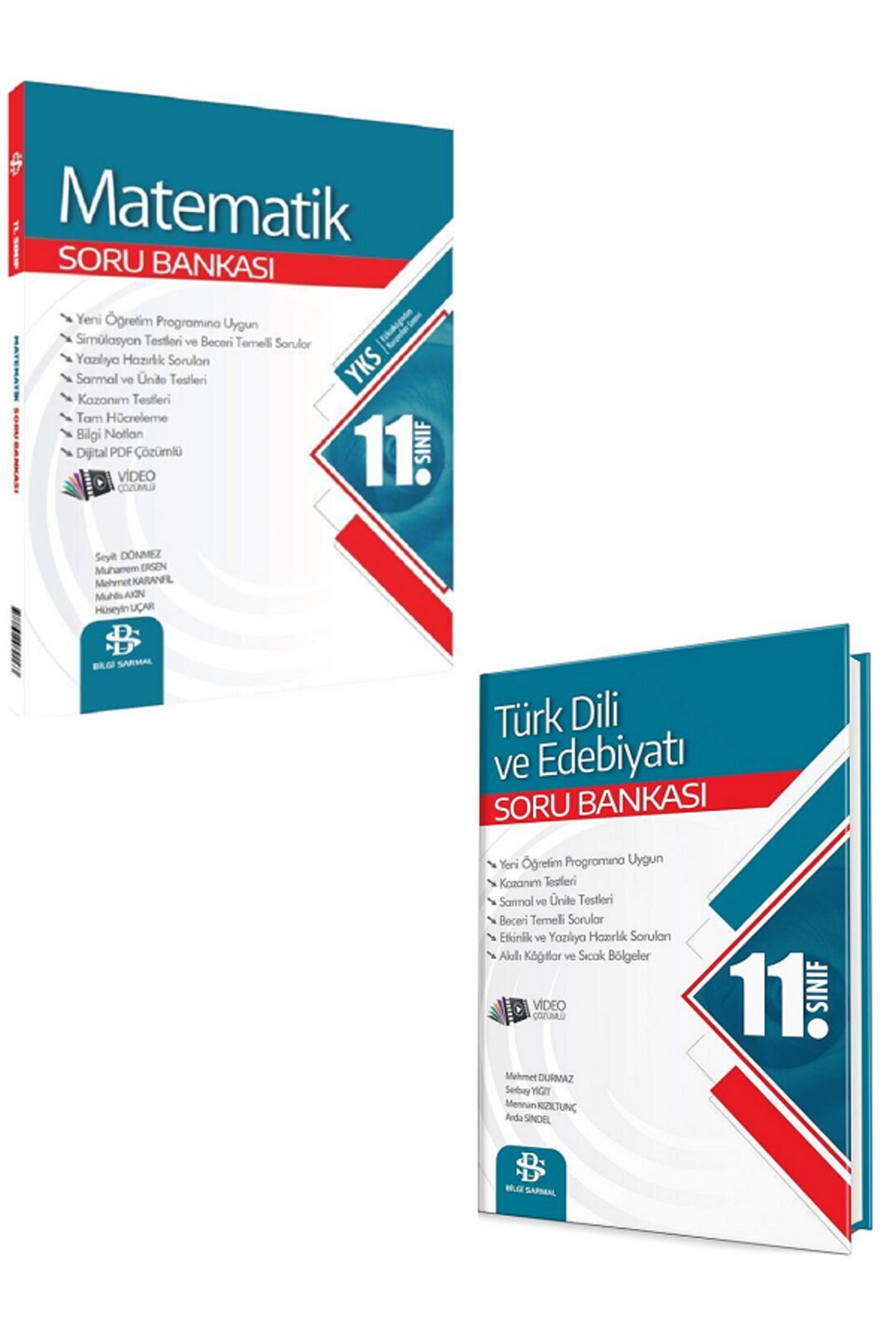 Evrensel İletişim Yayınları 11.Sınıf Bilgi Sarmal Matematik + Türk Dili ve Edebiyat Soru Bankası / Video Çözümlü - 2 KİTAP