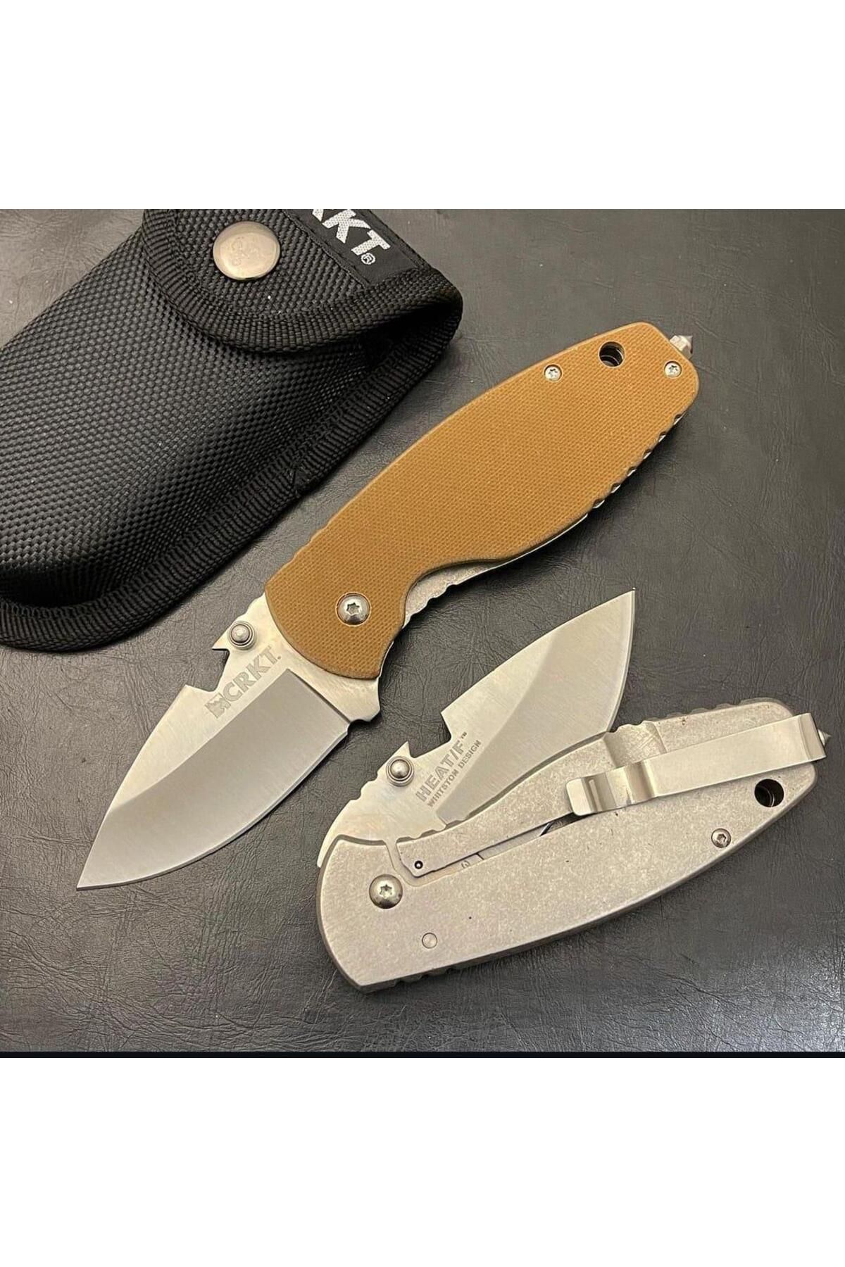 alsepeteavm Crkt Heat 3329-Brown Kamp Çakısı