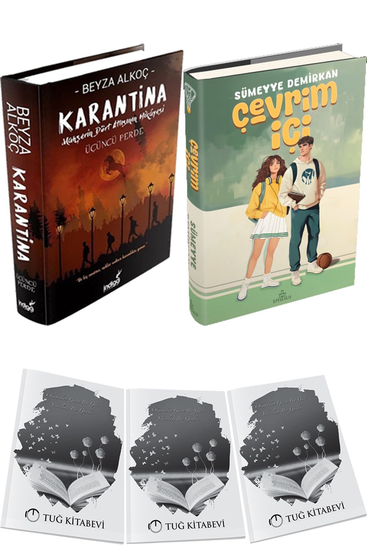 İndigo Kitap Karantina 3 Ciltli ve Çevrim İçi Ciltli + Hediyeli