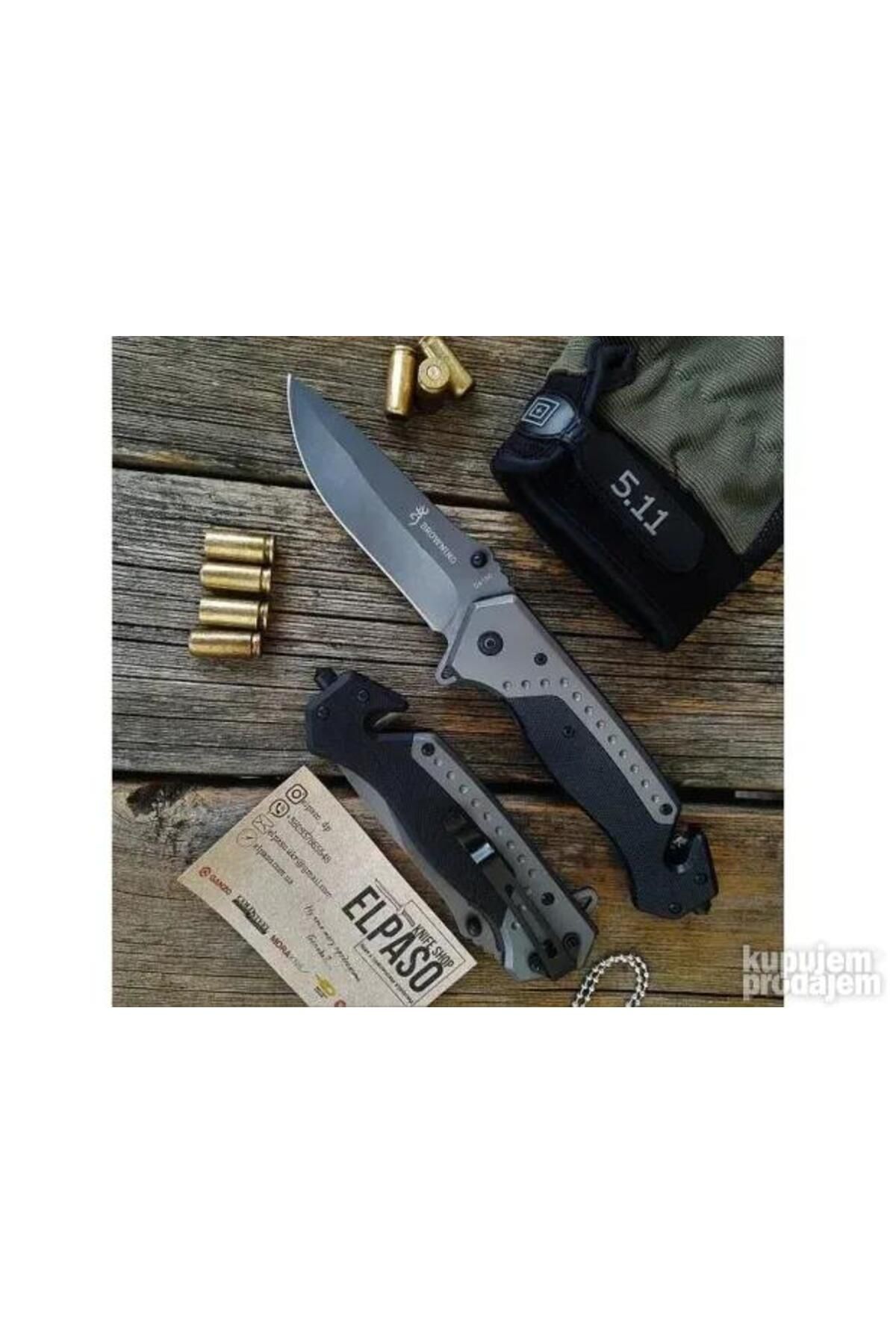 playzone Browning DA-166 Black Kurtarma Çakısı