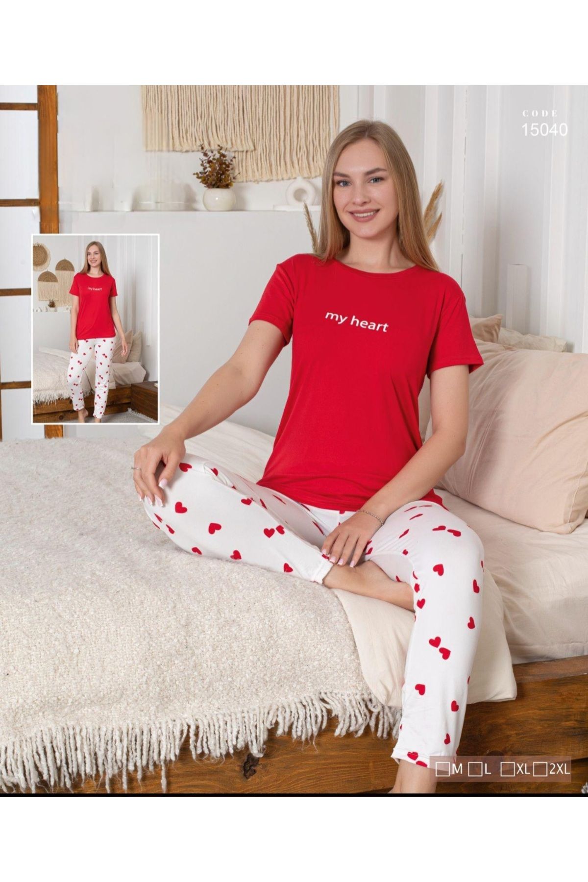 MISSIS PIJAMA KISA KOL MILAN PİJAMA TAKIM