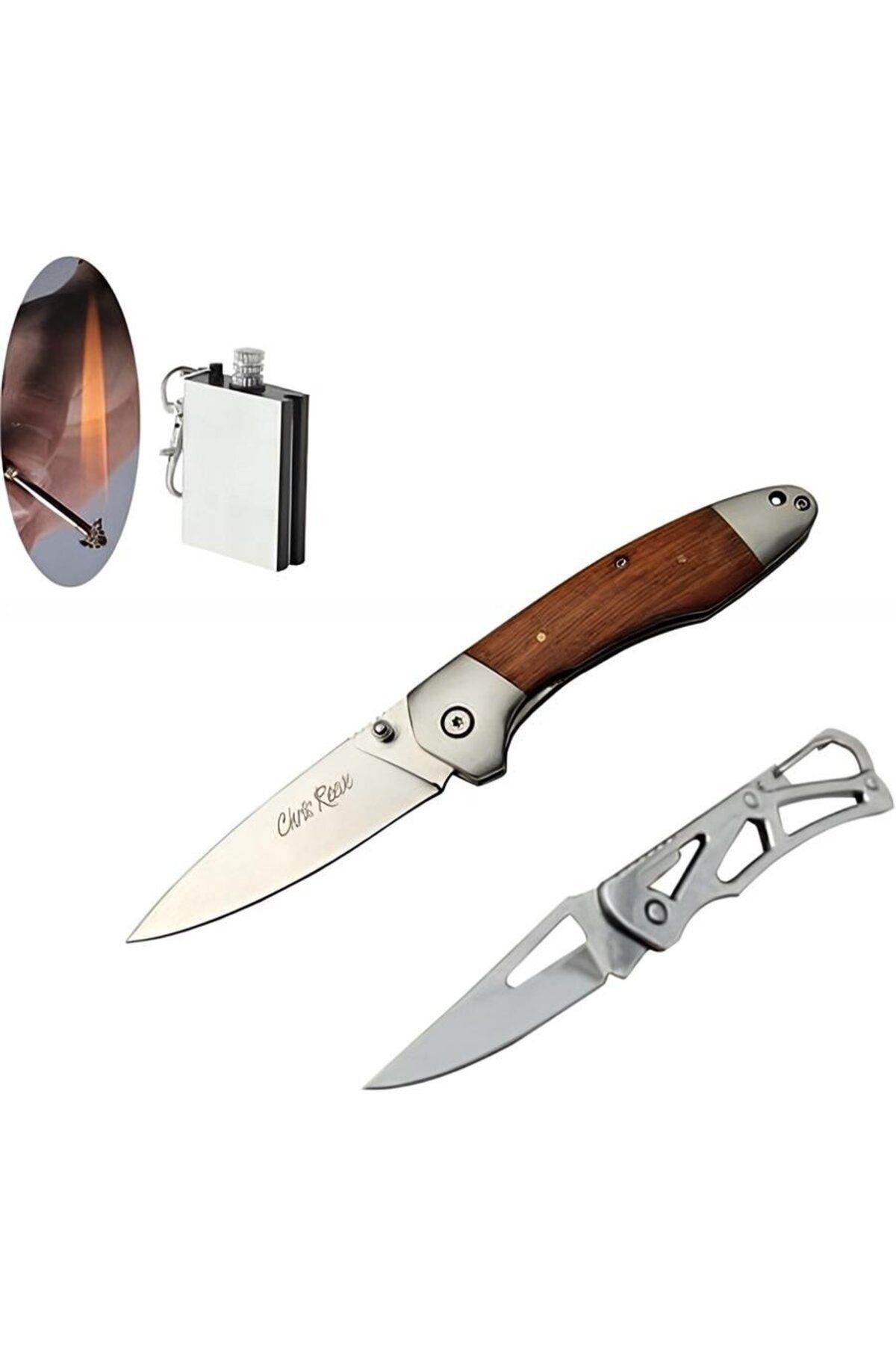 alsepeteavm Chris Reeve Serisi 1208BRV 20 cm Corne Çakı Seti SLN575