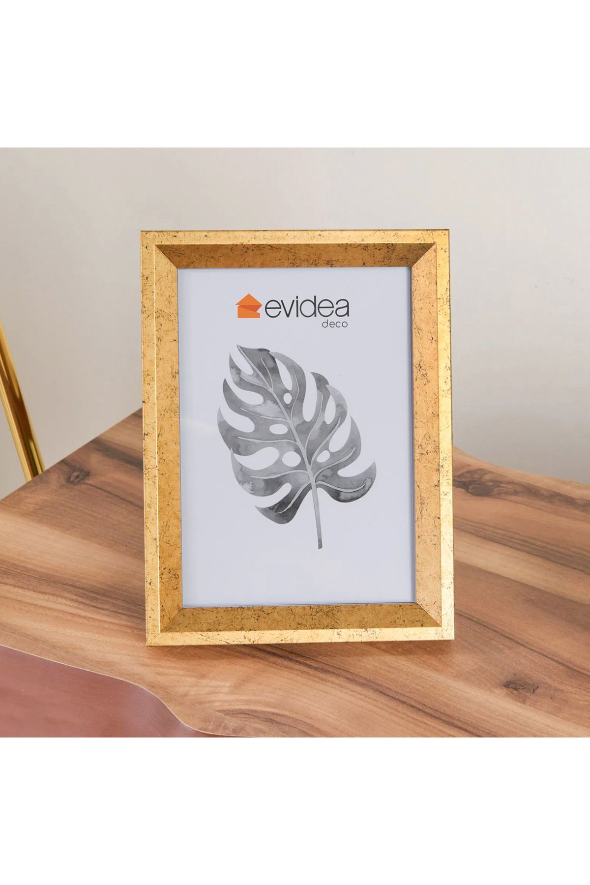 Evidea Deco Dandelion Çerçeve - Gold - 15x21 cm