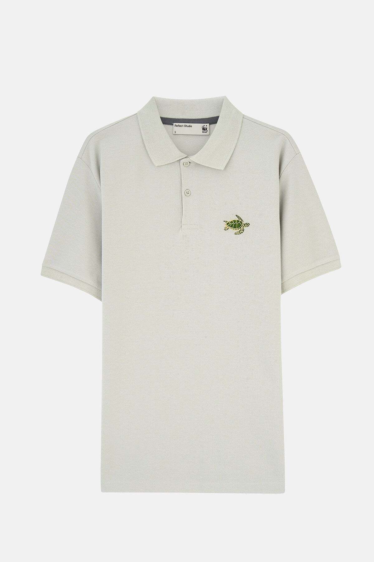 WWF Market Caretta Polo Yaka T-Shirt - Gri