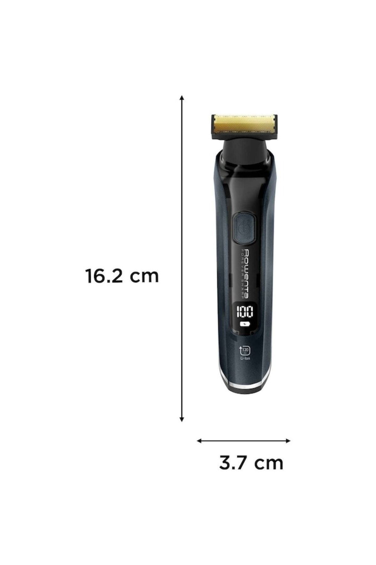 Rowenta-Forever Sharp Ultimate TN6204E0 trimmer, c 120 min autonomy, 18 settings, wet & dry, black 8