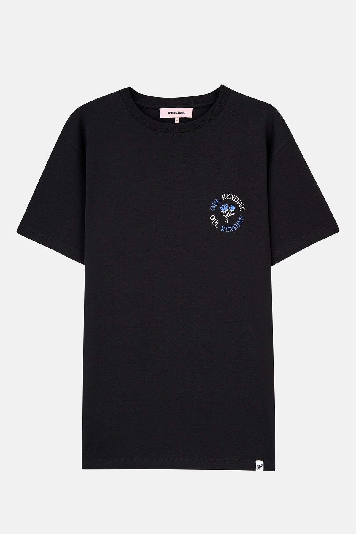 Reflect Studio mvö Gül Kendine Premium T-shirt - Siyah