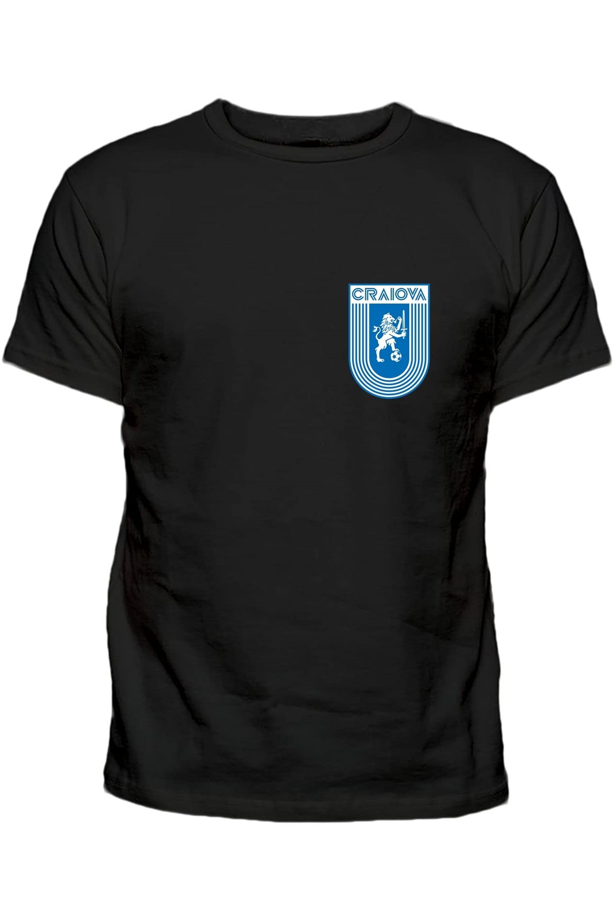 Efendioğlu Design Universitatea Craiova 1948 kulüp logo baskılı pamuklu tshirt