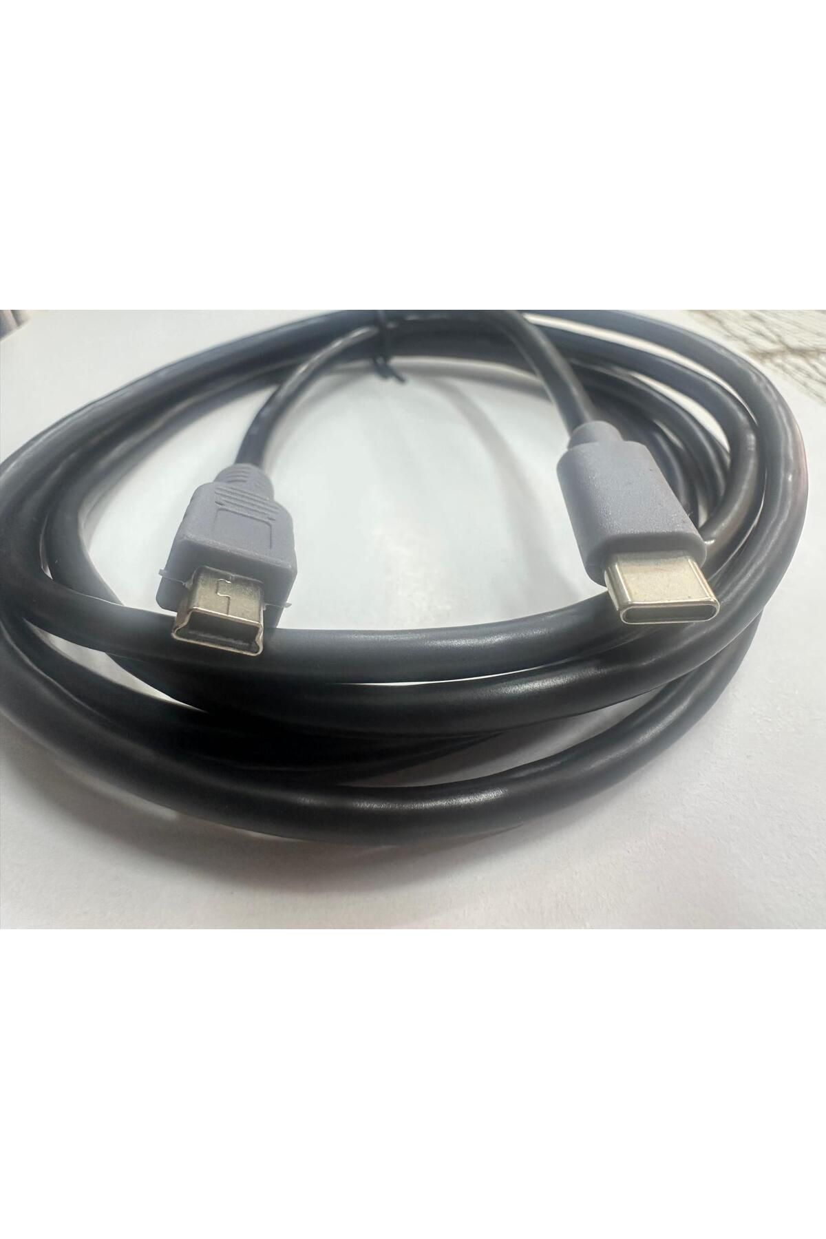 Leonpro Yarım metre mini usb type-c kablo 0.5 metre 5 pin type-c kablo