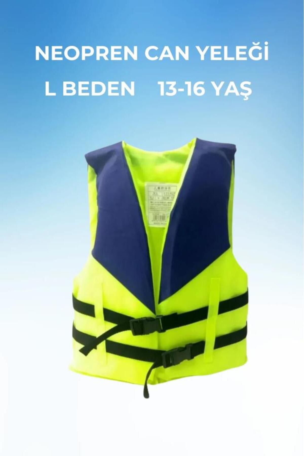 buradanaldım L Beden 13-16 Yaş, Neopren Sünger Yüzme Can Yeleği, Havuz Deniz Aksesuarları