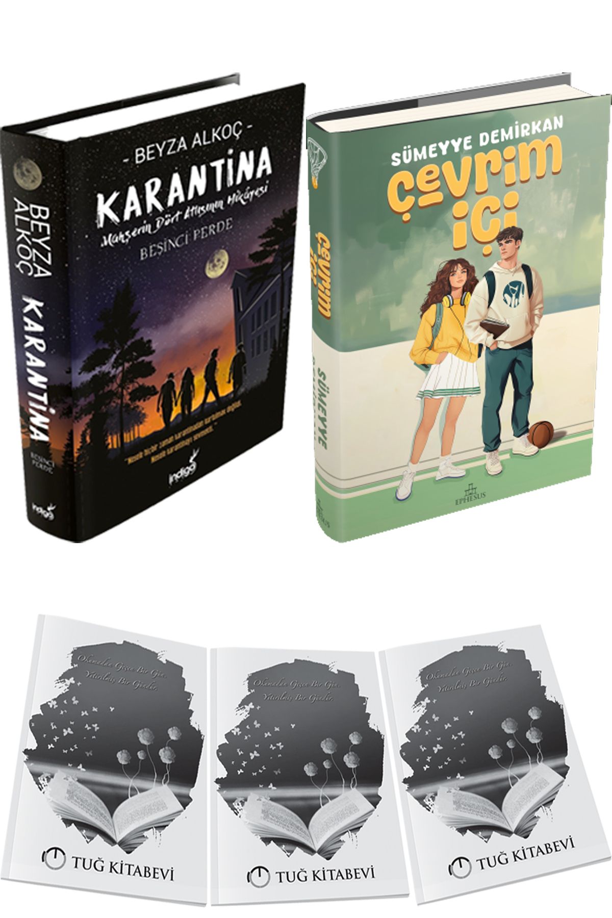 İndigo Kitap Karantina 5 Ciltli ve Çevrim İçi Ciltli + Hediyeli