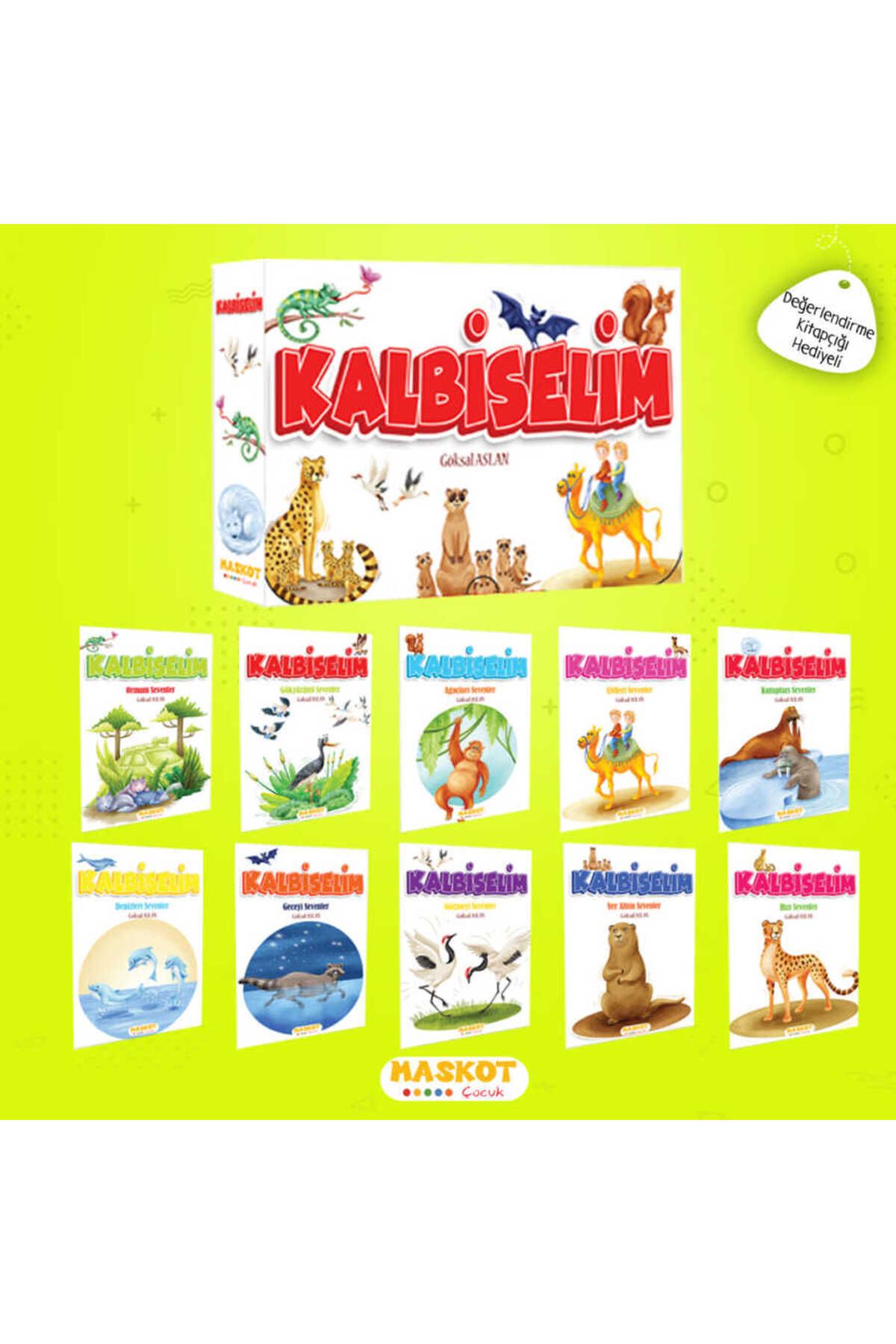 3K YAYIN Maskot Çocuk Yayınları KALBİSELİM Hikaye Serisi 10 Kitap Değerlendirme Kitapçığı Hediyeli (2.Sınıf)