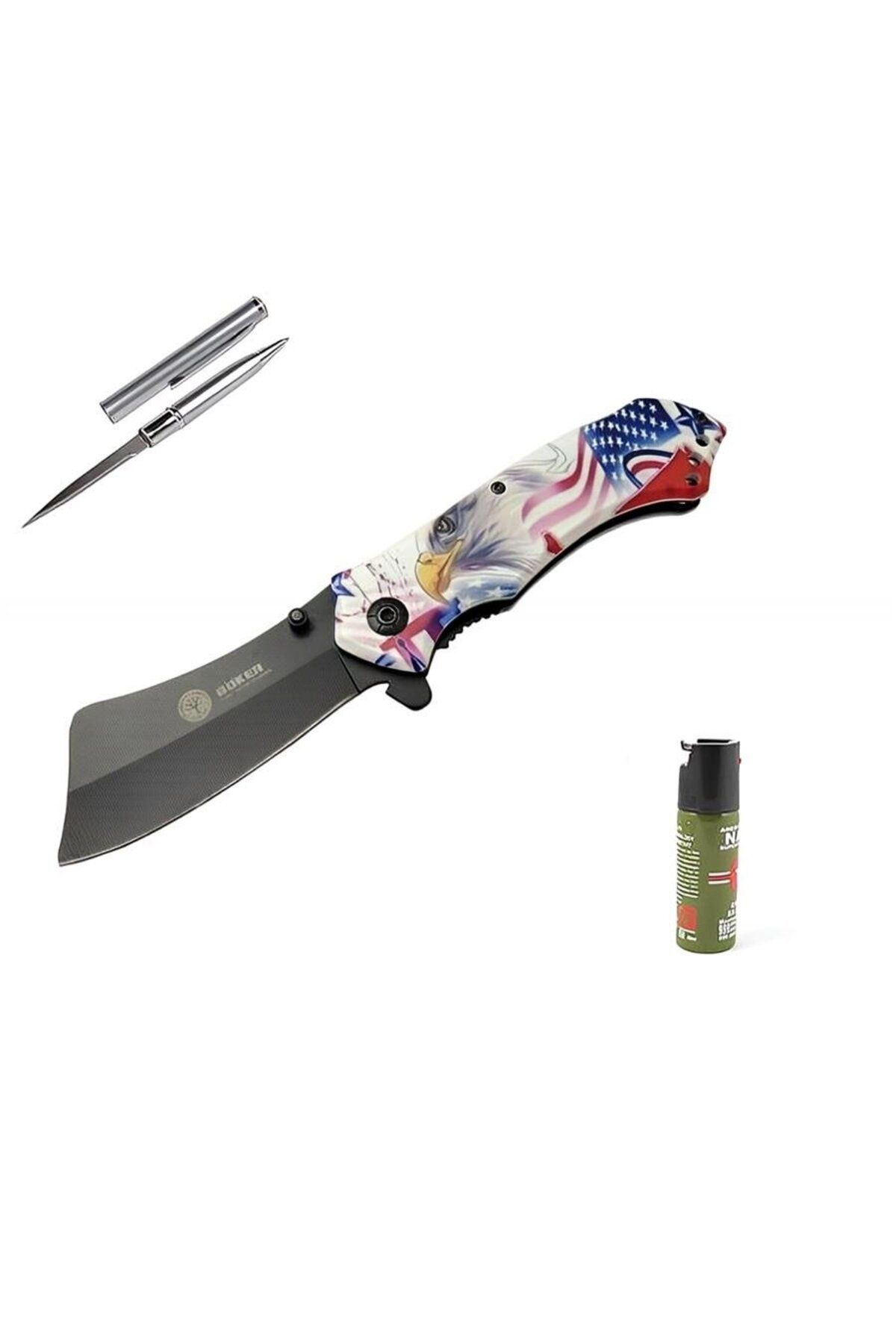 playzone Kişiye Özel Böker Tanto Çakı Usa 1-16 20 CM