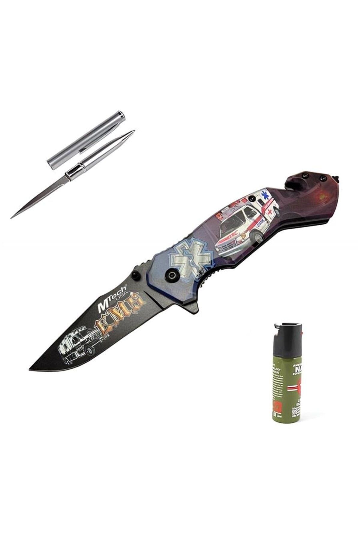 alsepeteavm Kişiye Özel Mtech İlkyardım Çakısı 4-23-5 20 CM