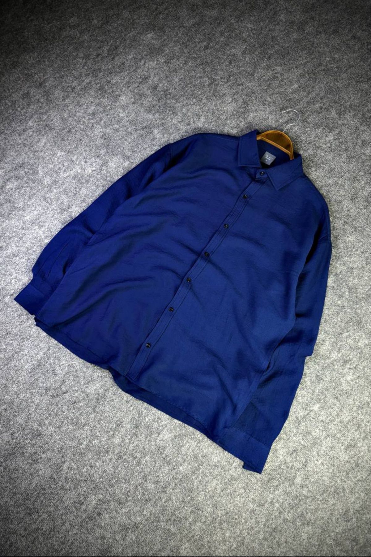 MANLYMODE Oversize Keten Gömlek