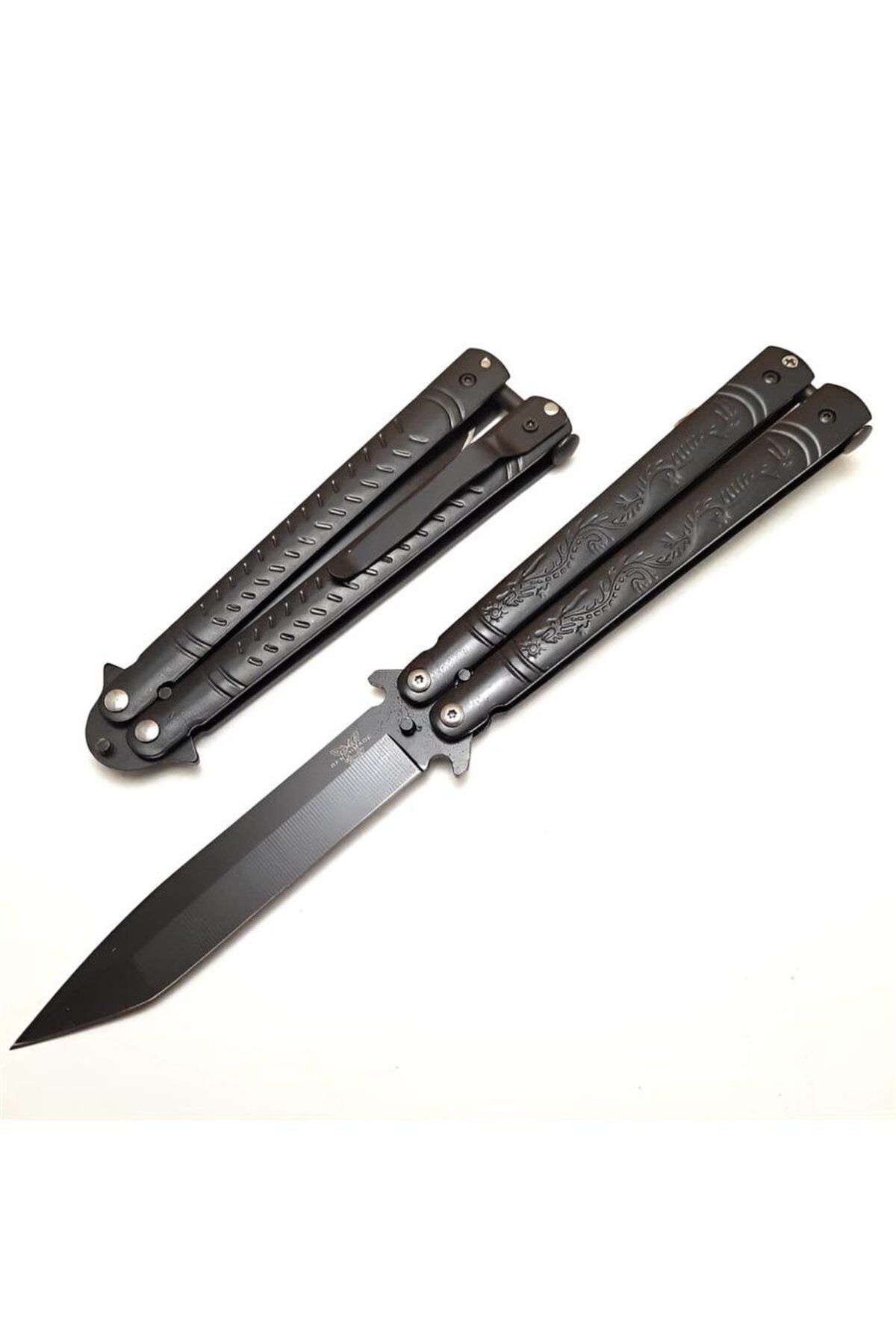 alsepeteavm 22 Cm Çelik Ejderha Kemer Klipsli Kamp & Outdoor Çakısı