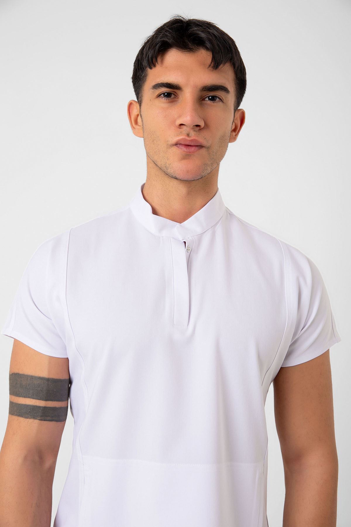 Onur Forma Scrubs New Line Erkek Takım - Beyaz