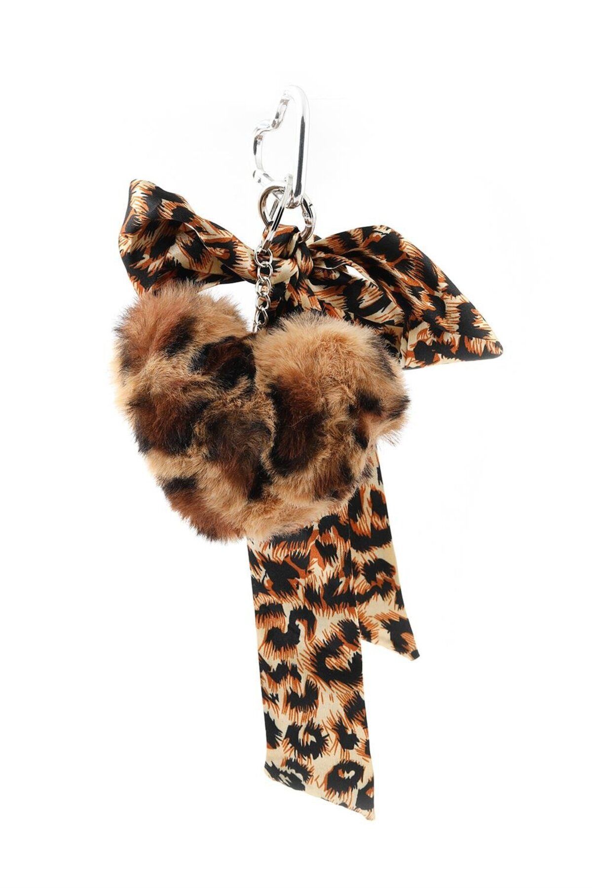 GLUX leopar Desenli Çanta Charm – Şık ve Trend Aksesuar