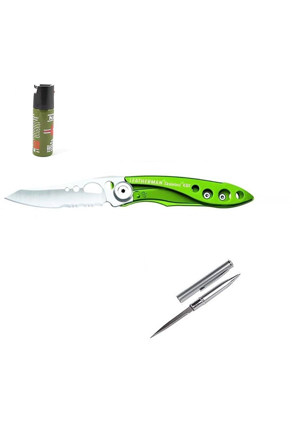 alsepeteavm Kişiye Özel Leatherman Skeletool KBX Sublime Green 832380 15 CM