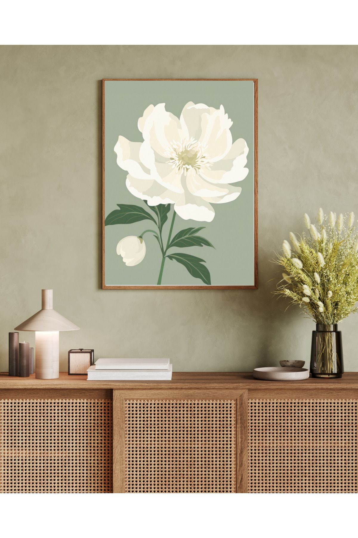 woodhomeworks tek parça salon ofis dekor tablo