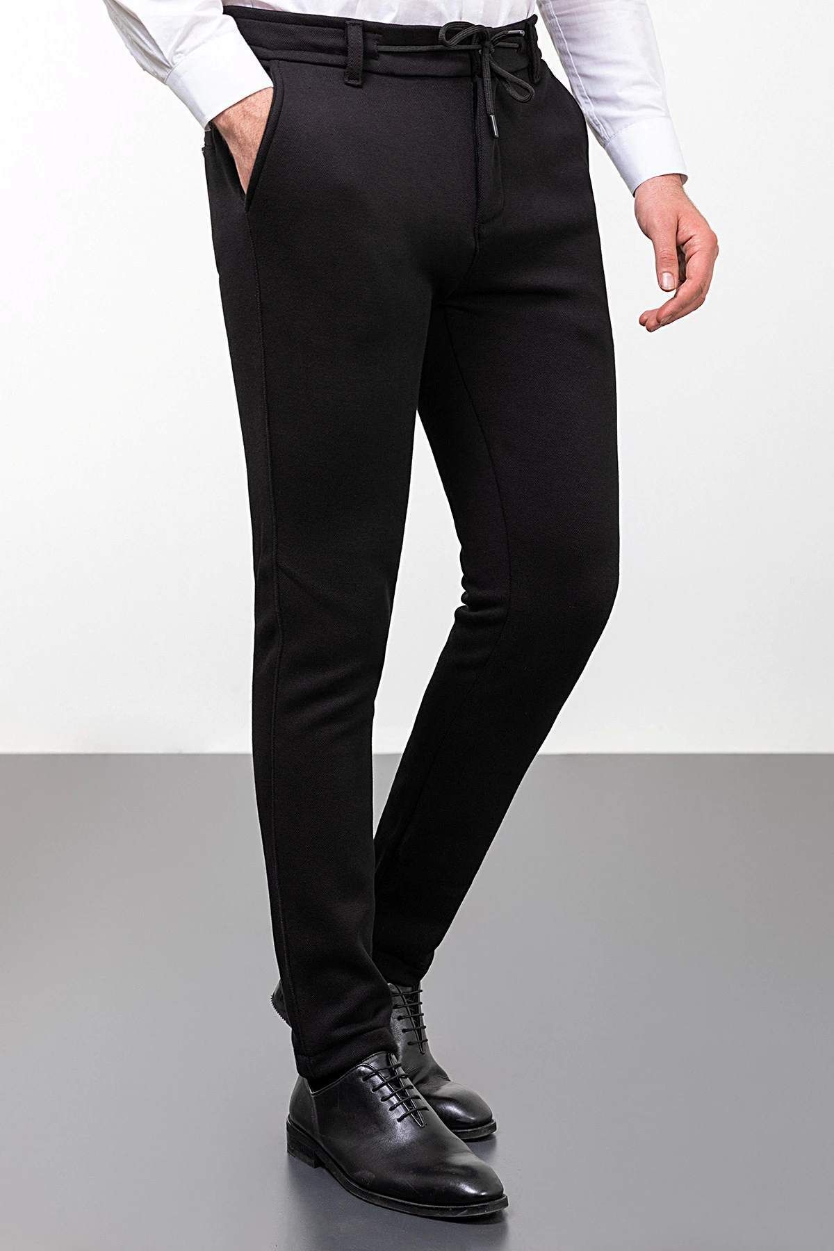 SERKAN SEVİNÇ SLİM FİT ERKEK JOGGER İPLİ PANTOLON