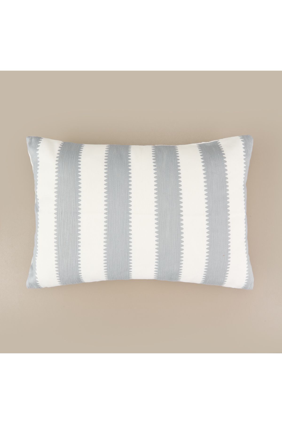 Evidea Soft Line Kırlent - Ekru / Gri - 40x60 cm