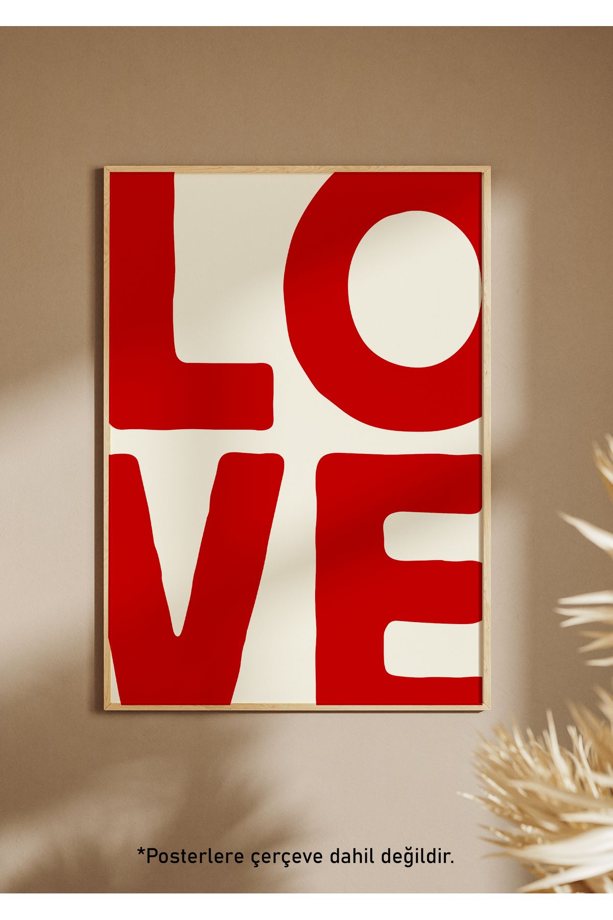 One Little Happiness LOVE Poster Estetik Duvar Posteri , Çerçevesiz Poster