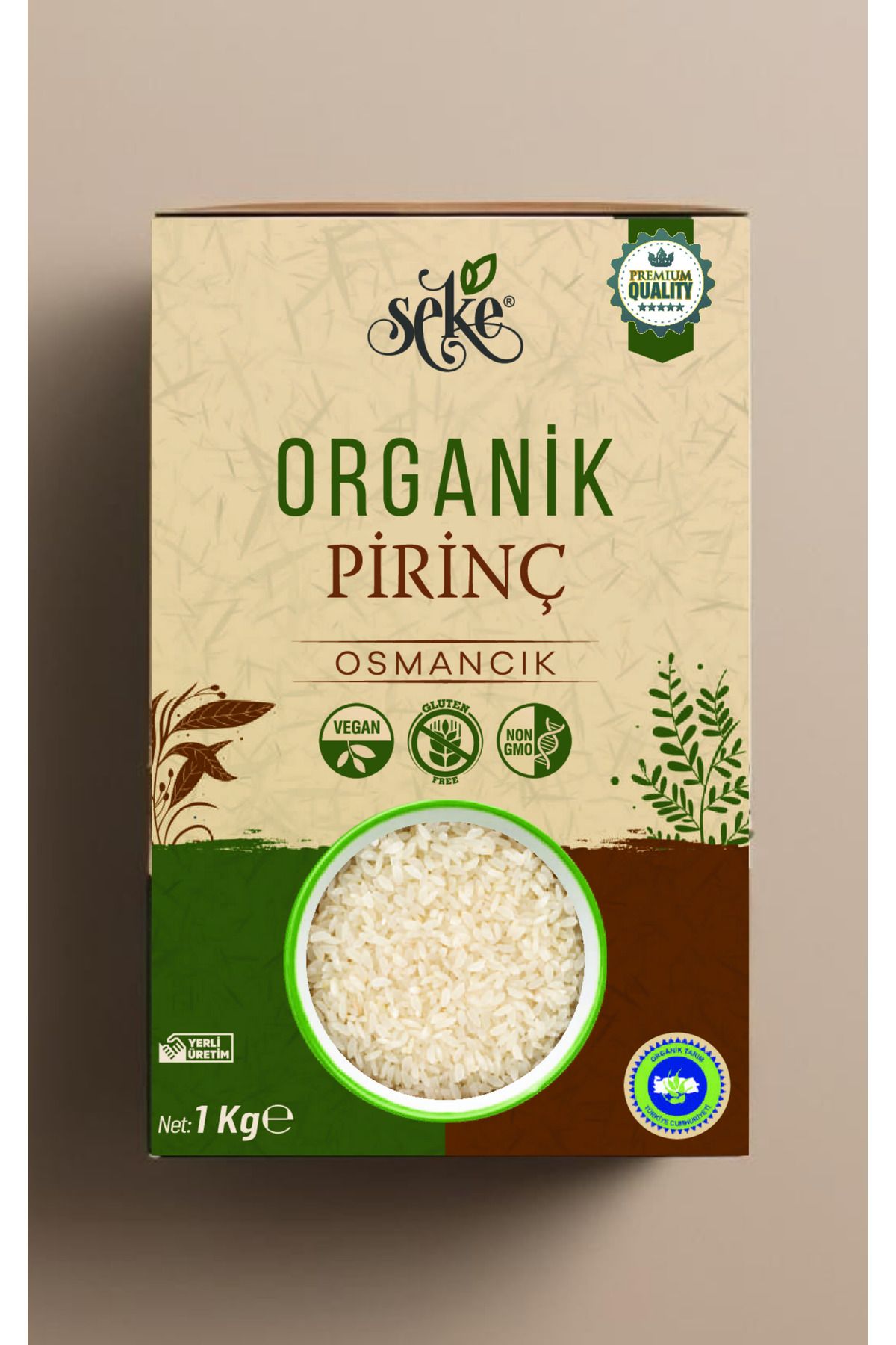 SEKE Organik Osmancık Pirinç 1 Kg