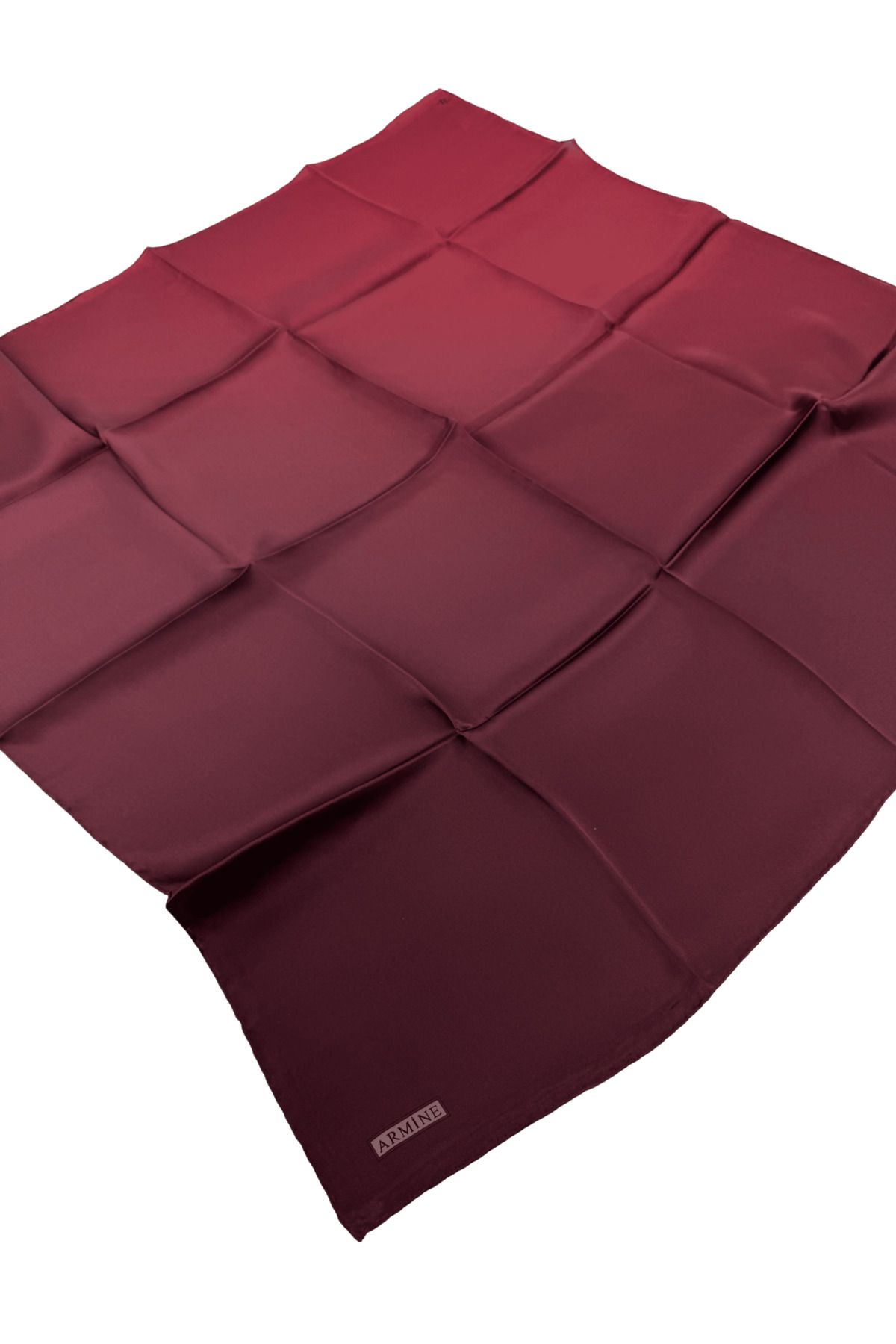 Armine Nostalji Serisi İpek Sura Eşarp 8971DS-55 Degrade Desen BORDO