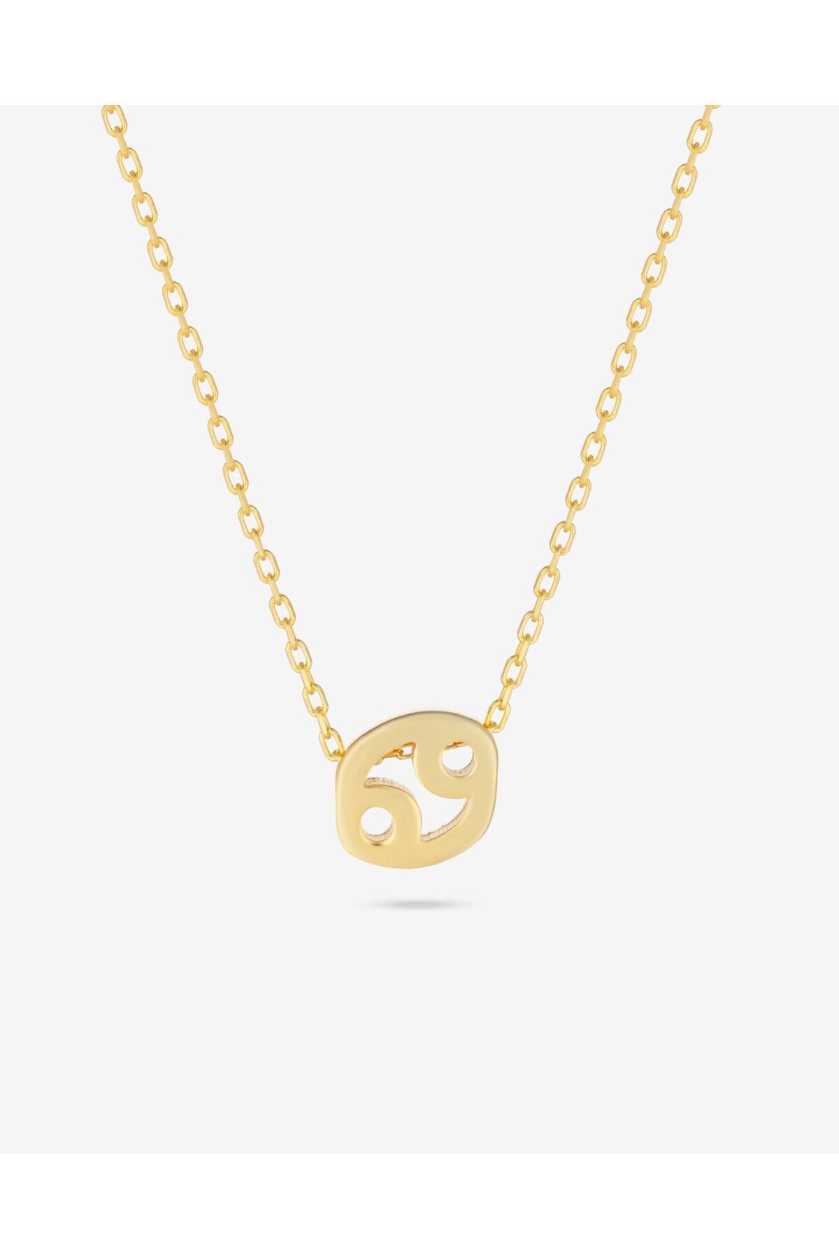 MEKS JEWELS Gümüş Yengeç Burcu Kolyesi