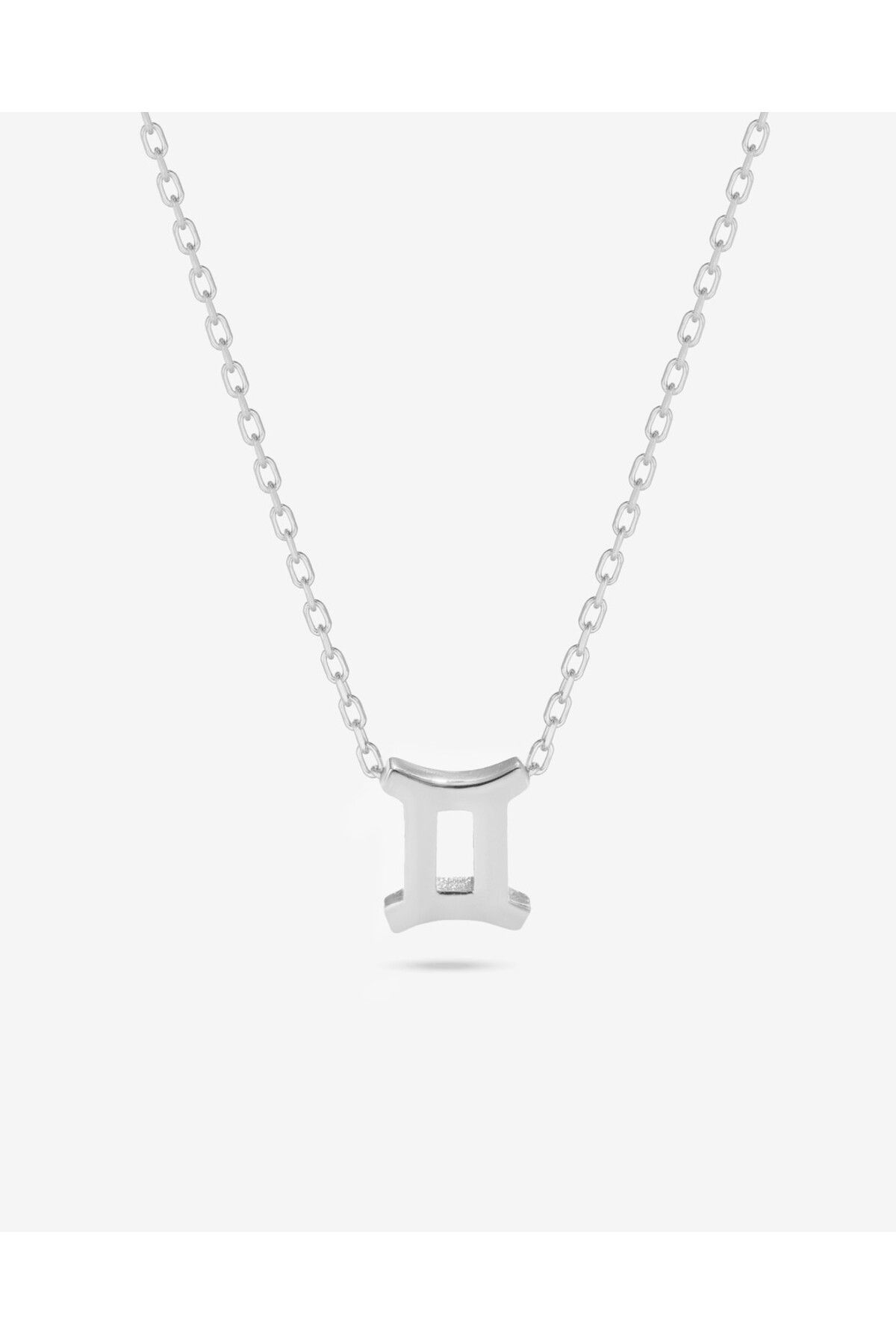 MEKS JEWELS Gümüş İkizler Burcu Kolyesi