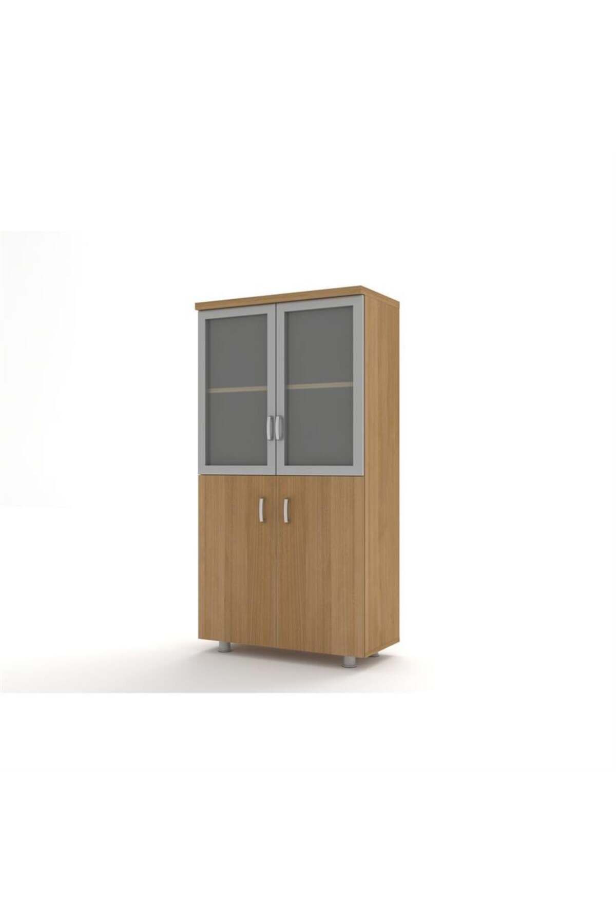 Home Yarım Camlı, Yarım Kapaklı Dolap
