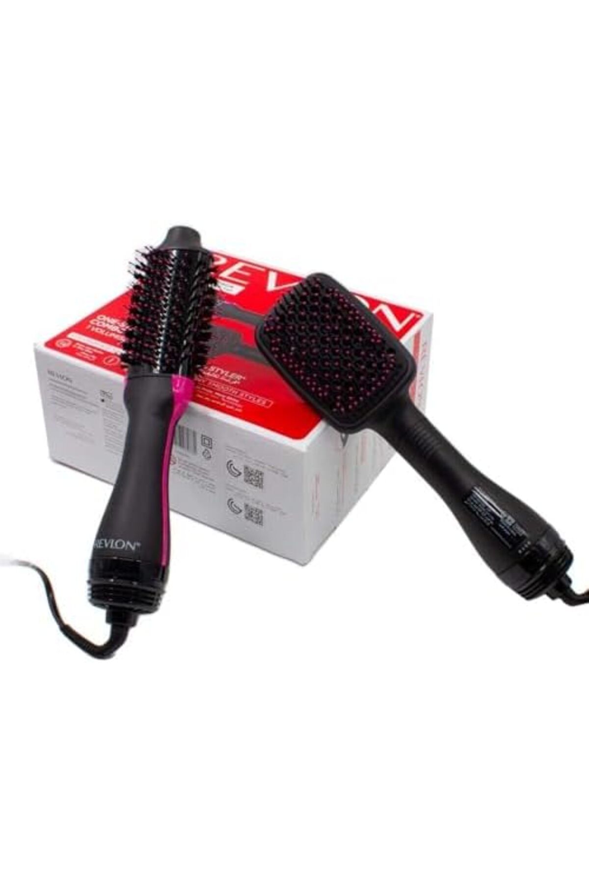 Revlon-RVDR5282 One-Step Combo Pack 1 Volumiser + Paddle Brush Styler - Black 6