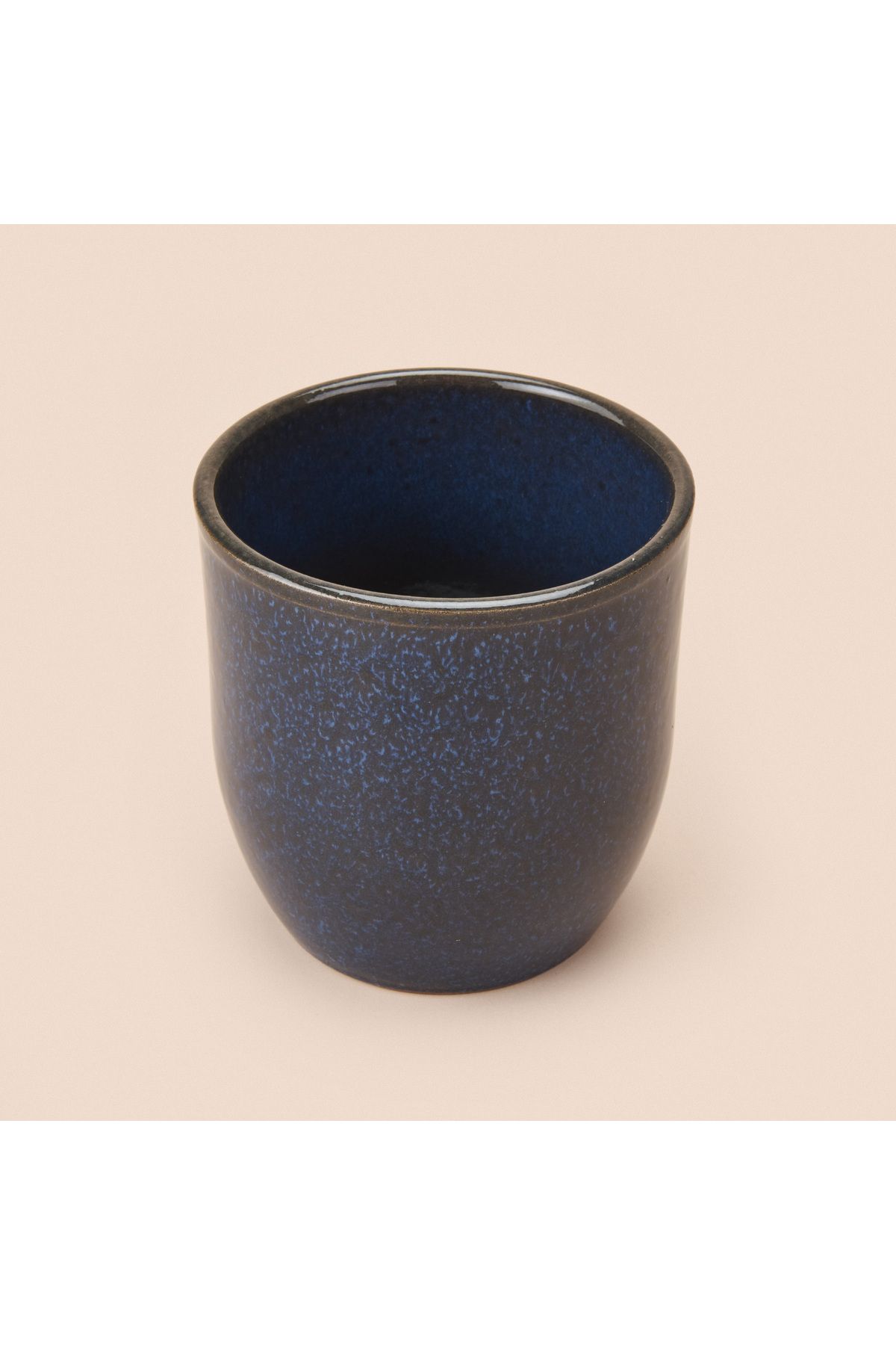 AIDA PROFESSIONAL Ankara Reaktif Seramik Saksı - Mavi - 13,5x12,5 cm
