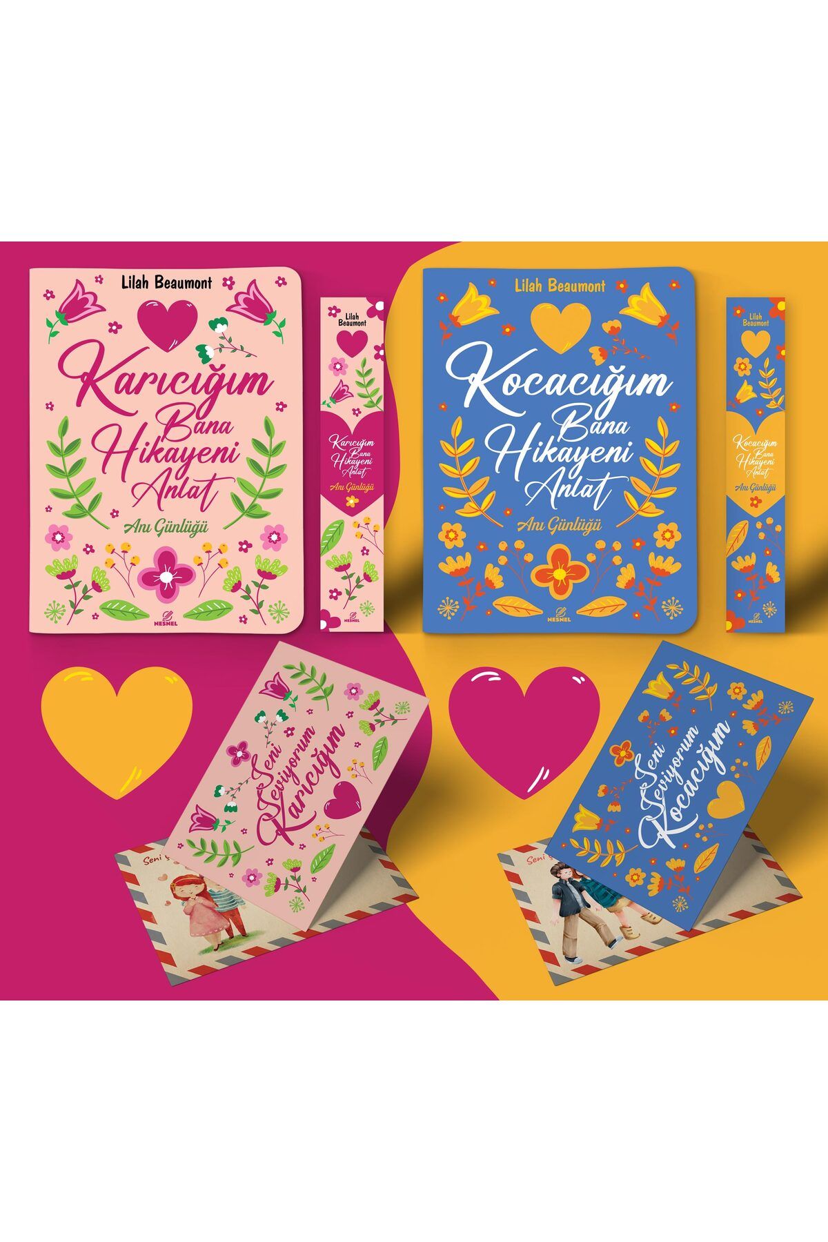 nesnel yayınlar Eşim ve Ben Aramızda Ayraç Kartpostal