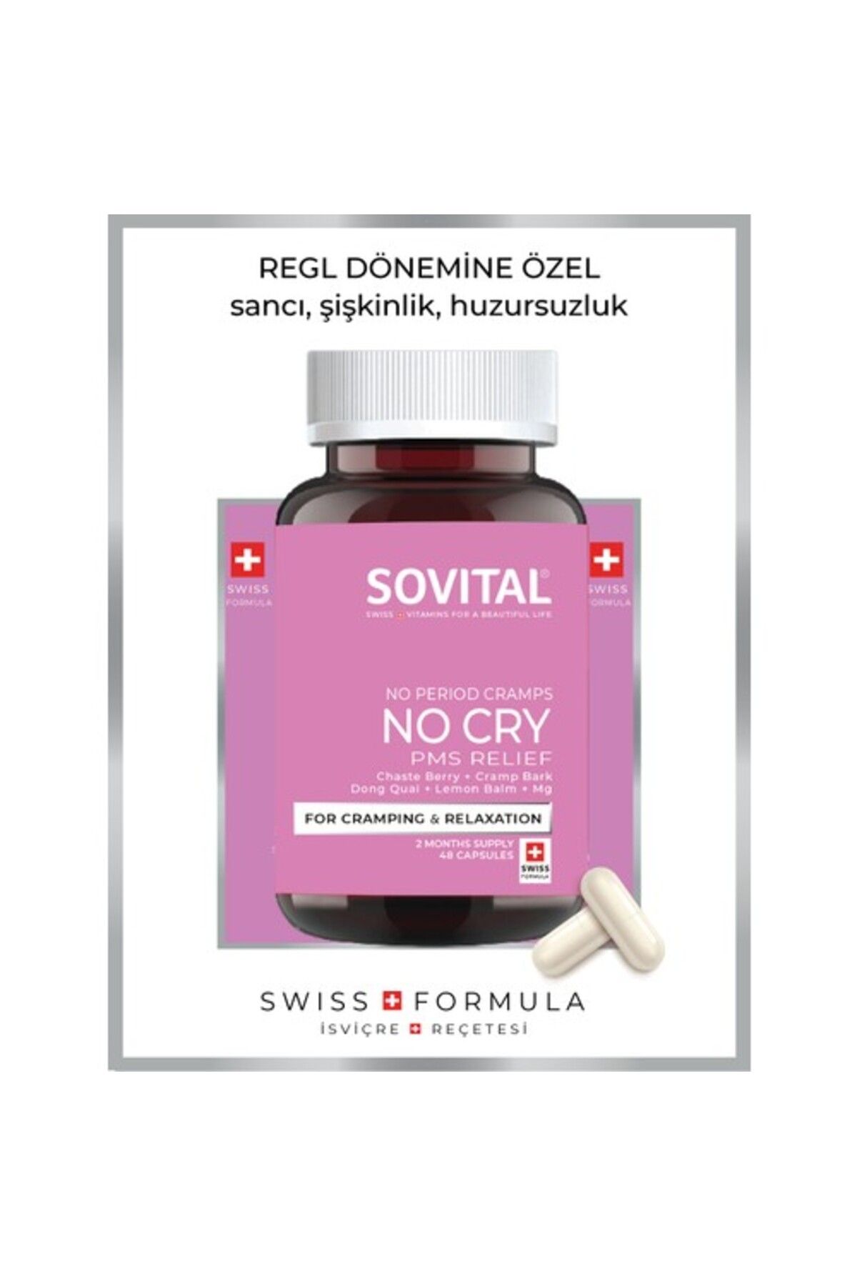 SOVITAL No Cry Regl Dönemine Özel 48 Kapsül