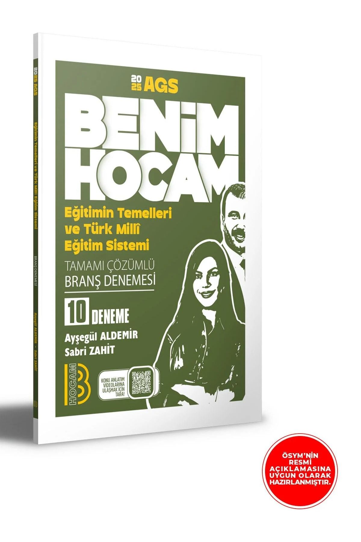 Benim Hocam Yayınları Benim Hocam 2025 MEB AGS Eğitimin Temelleri ve Türk Milli Eğitim Sistemi Tamamı Çözümlü 10 Branş De