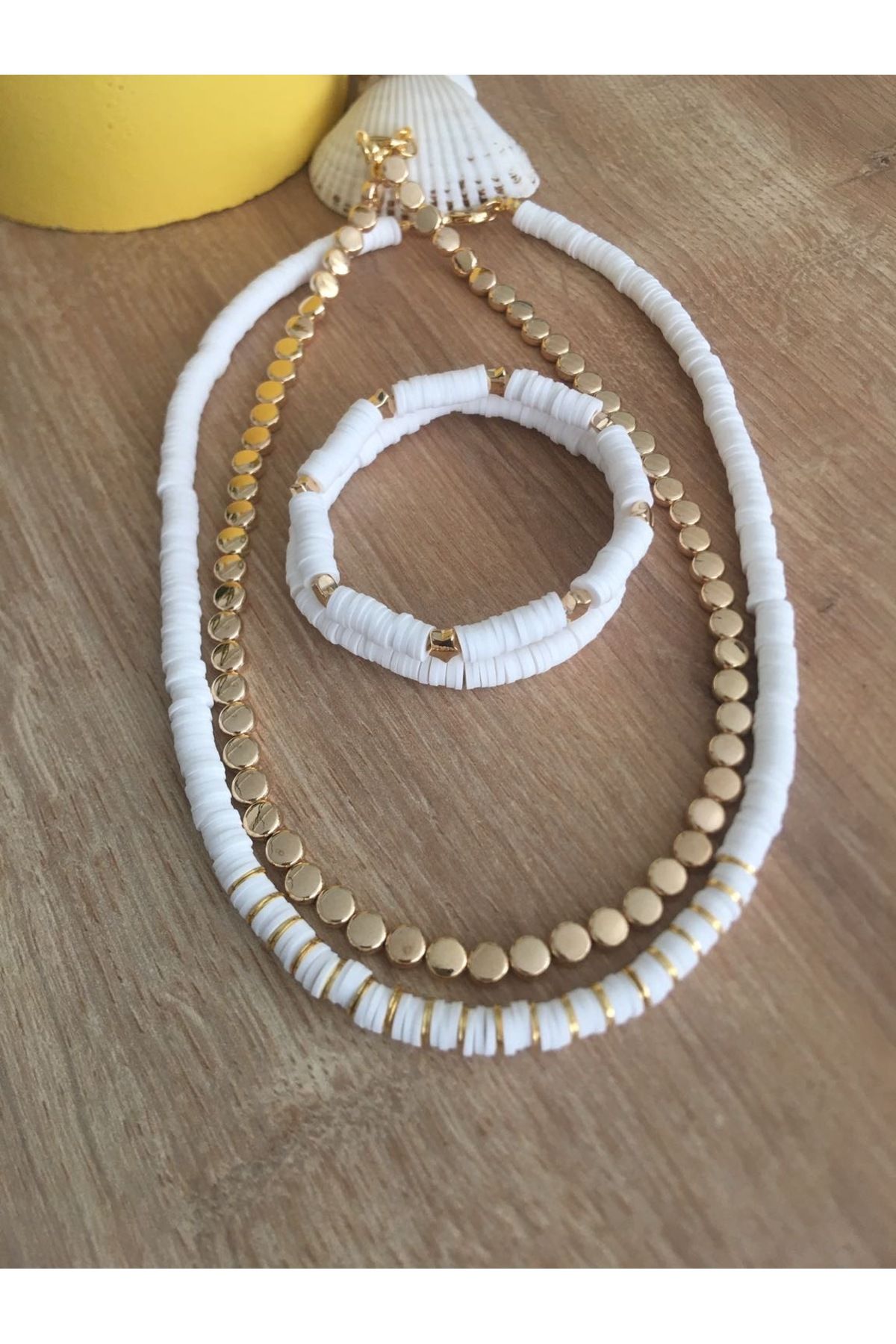 Butik Fimo boncuk kolye bileklik