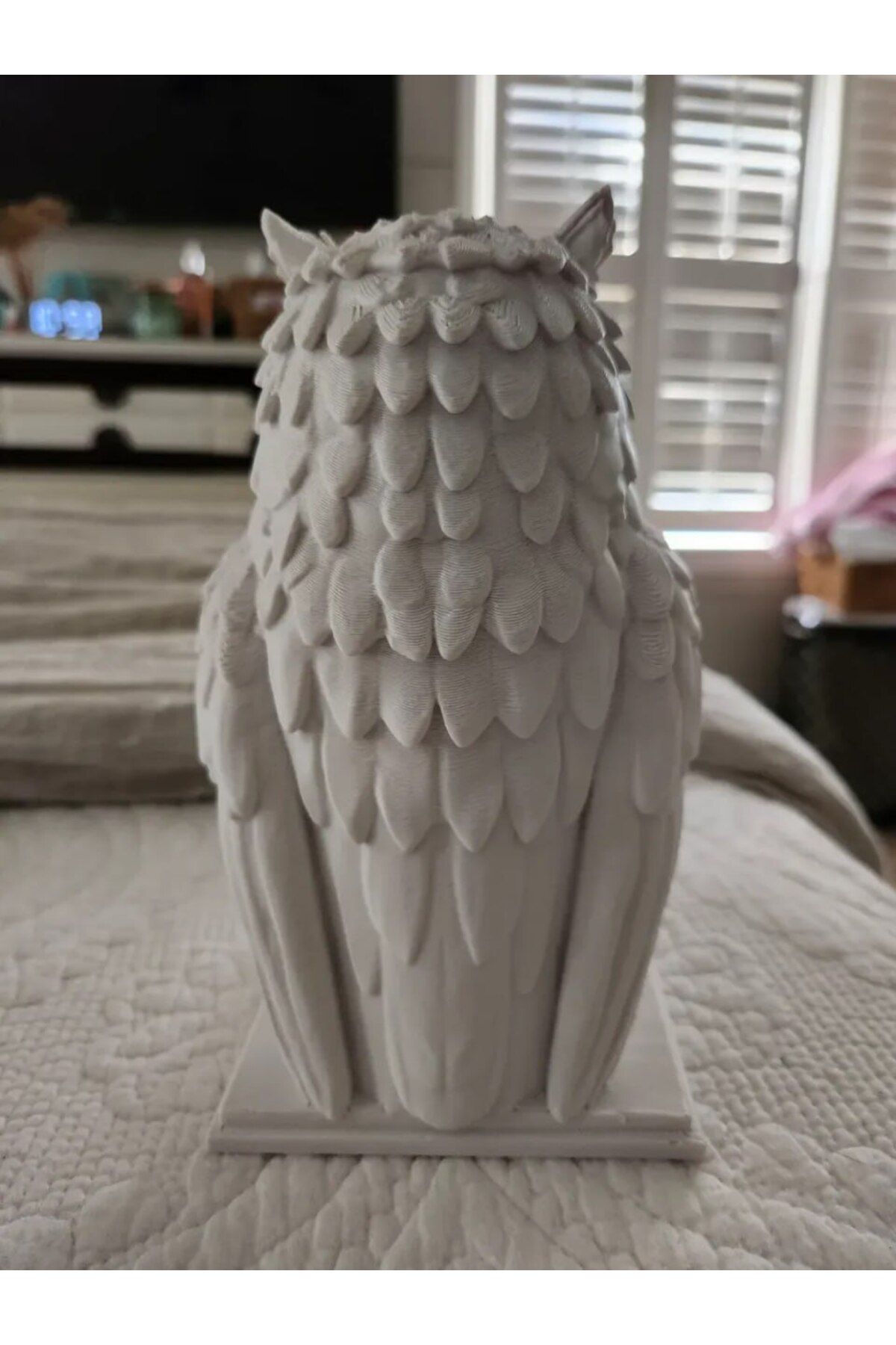ValoriaConcept 🦉 Baykuş Büstü – Bilgelik ve Zarafetin Simgesi | 3D Baskı Dekoratif Heykel