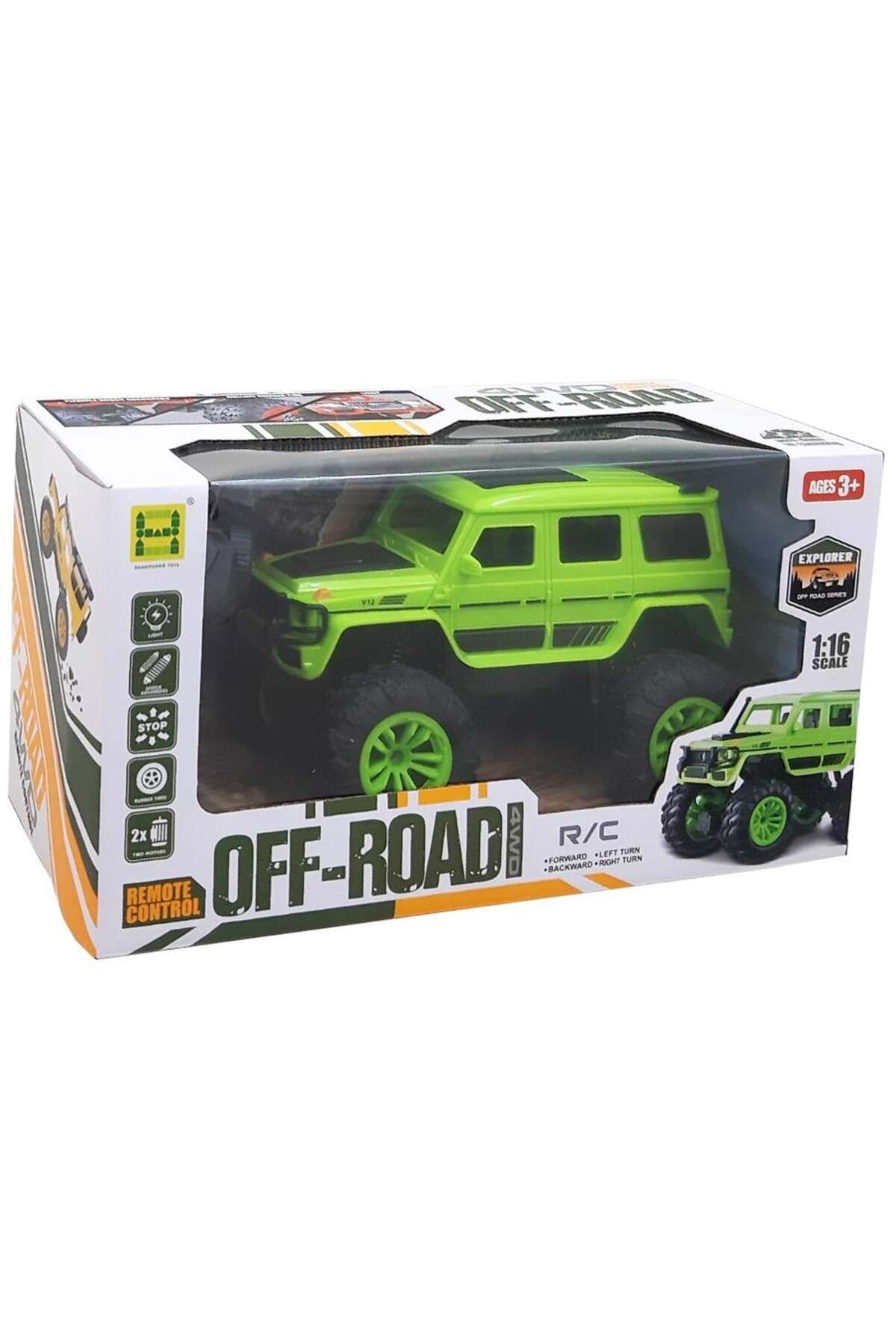 Samatlı Oyuncak Uzaktan Kumandalı Işıklı Off Road Jeep SH091-509B