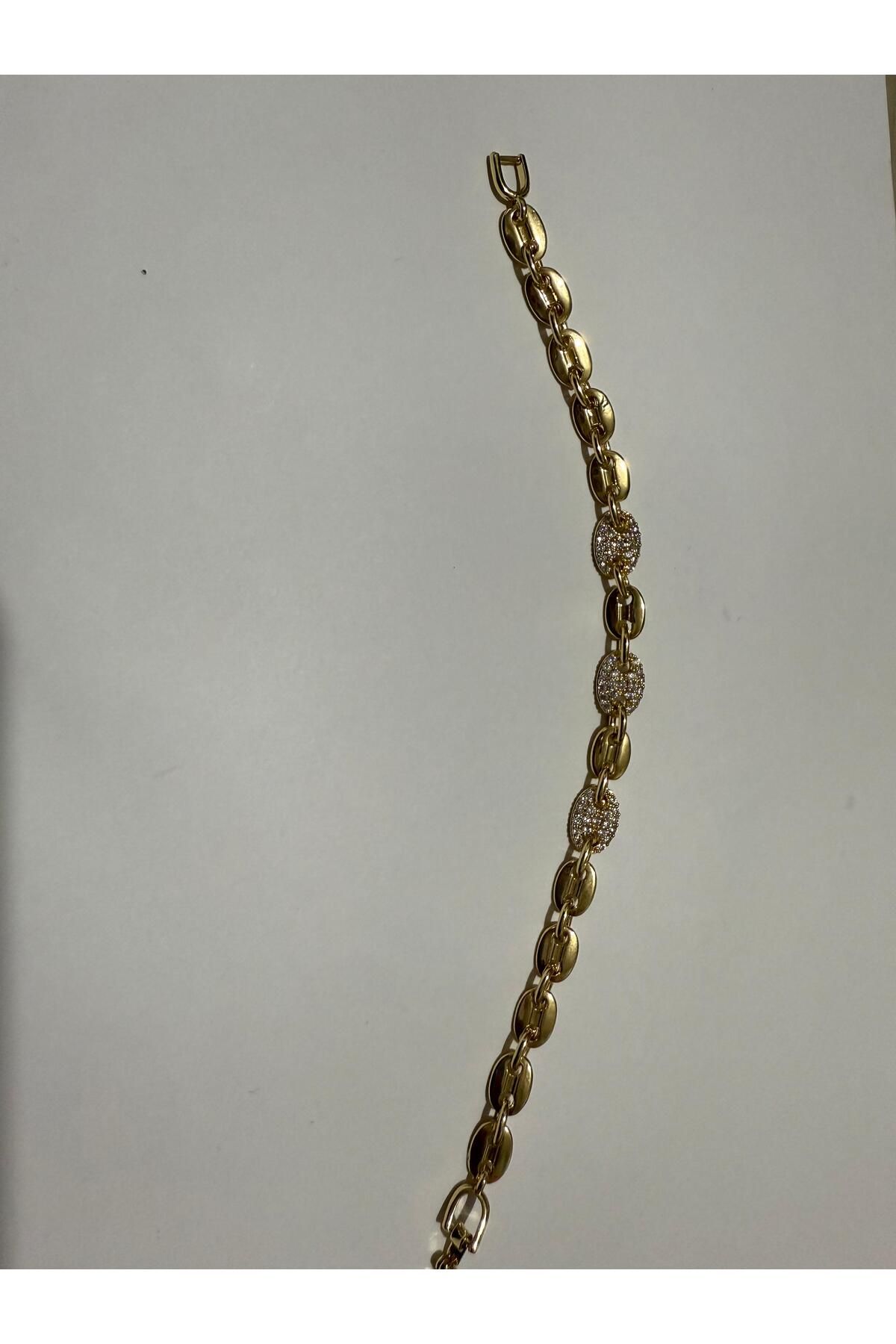 Store 18K Altın Rengi Zirkon Taşlı Xuping Bileklik